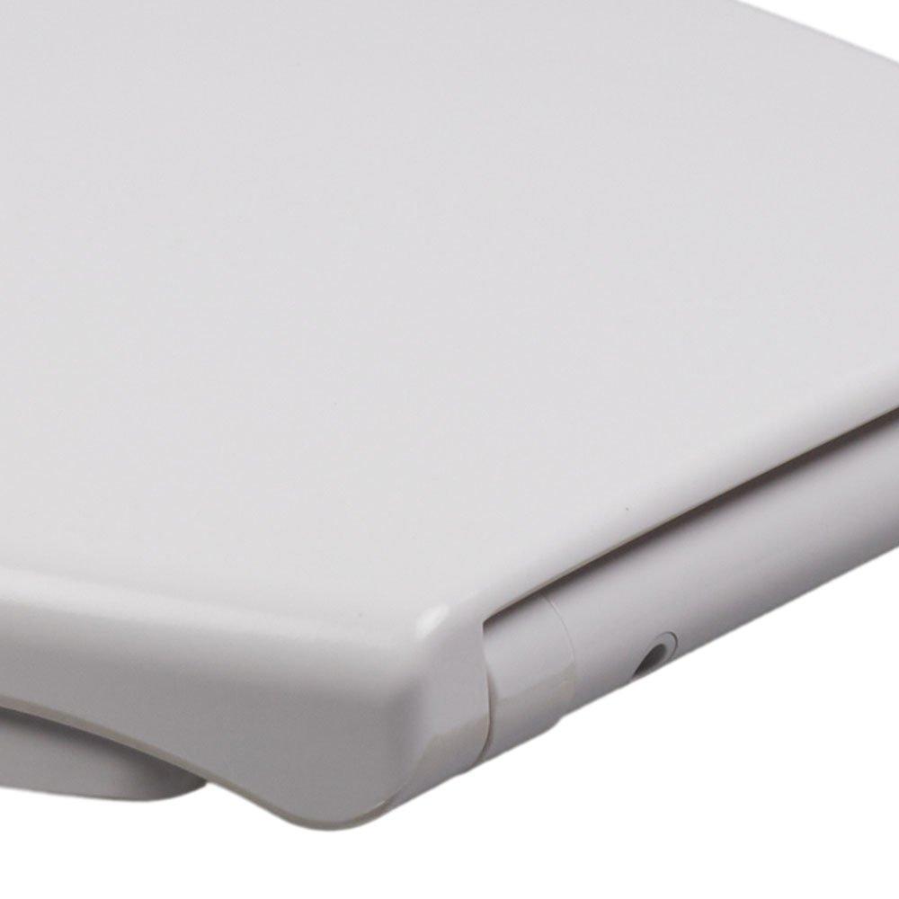 White - LIFE IDEAS - O-Shape Soft-Close Toilet Seat - 11