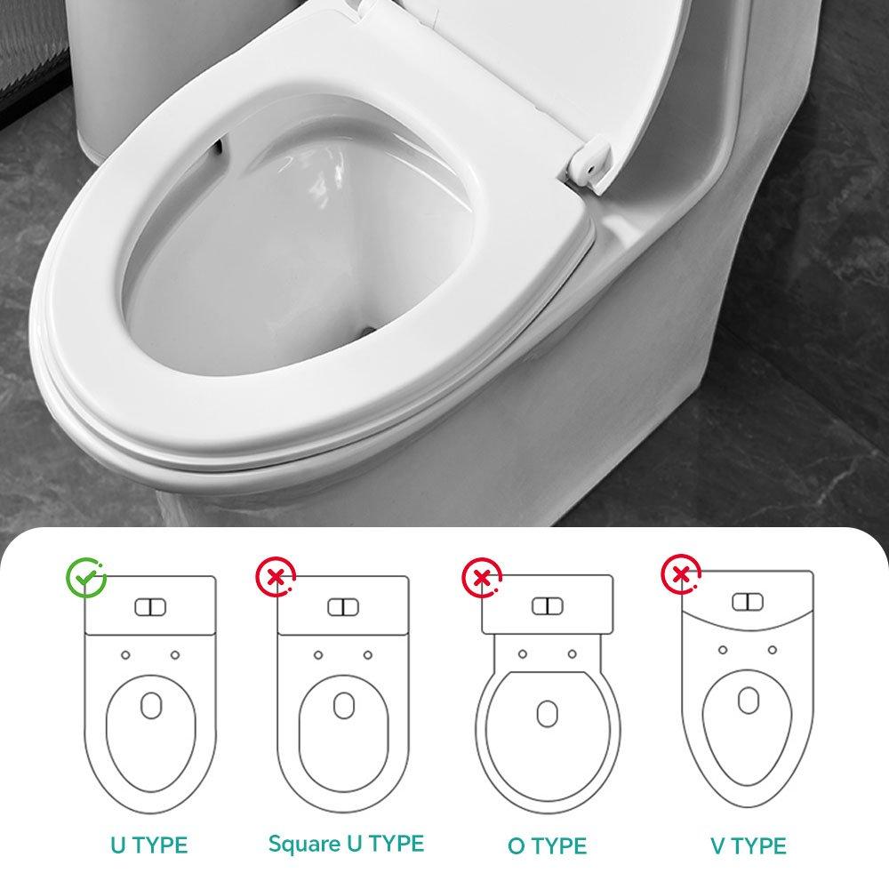 White - LIFE IDEAS - O-Shape Soft-Close Toilet Seat - 12