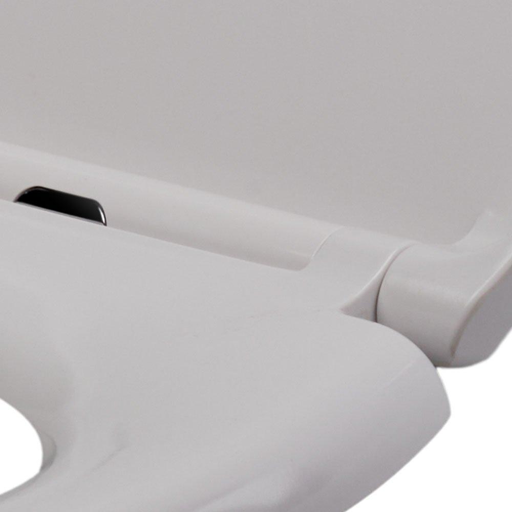 White - LIFE IDEAS - O-Shape Soft-Close Toilet Seat - 10