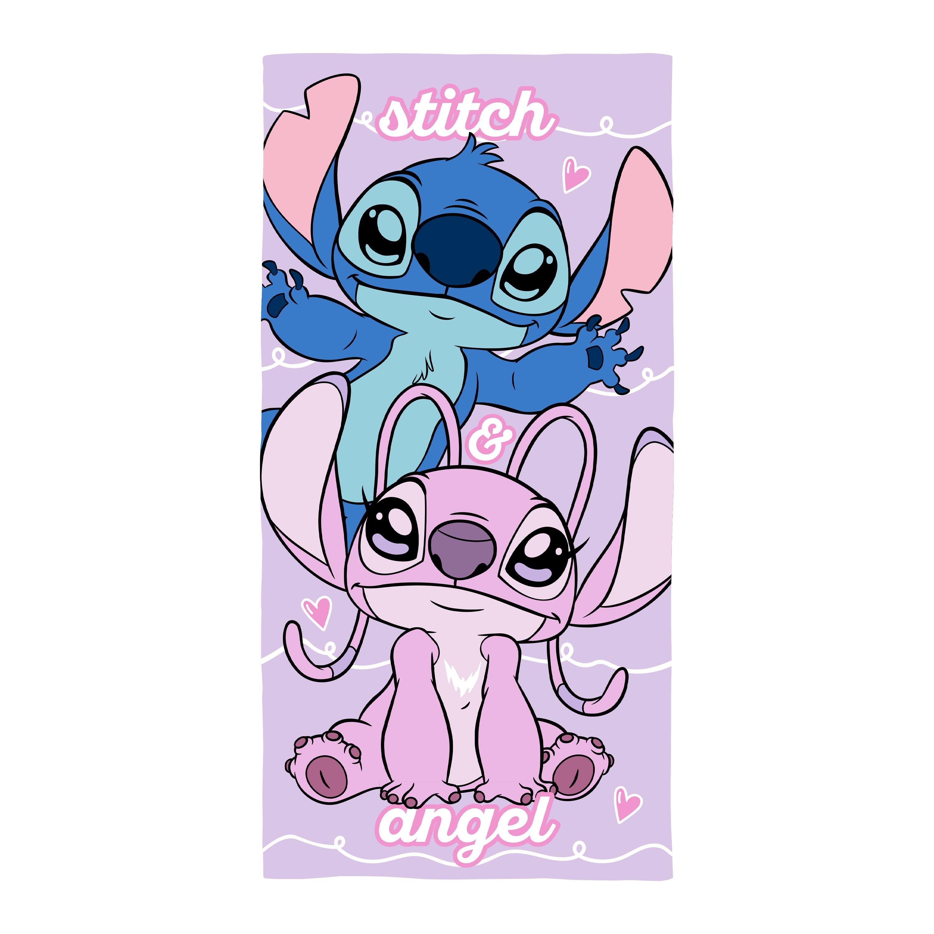Disney Stitch  Kids Disney Lilo & Stitch Chill Towel - Purple - 70x140cm