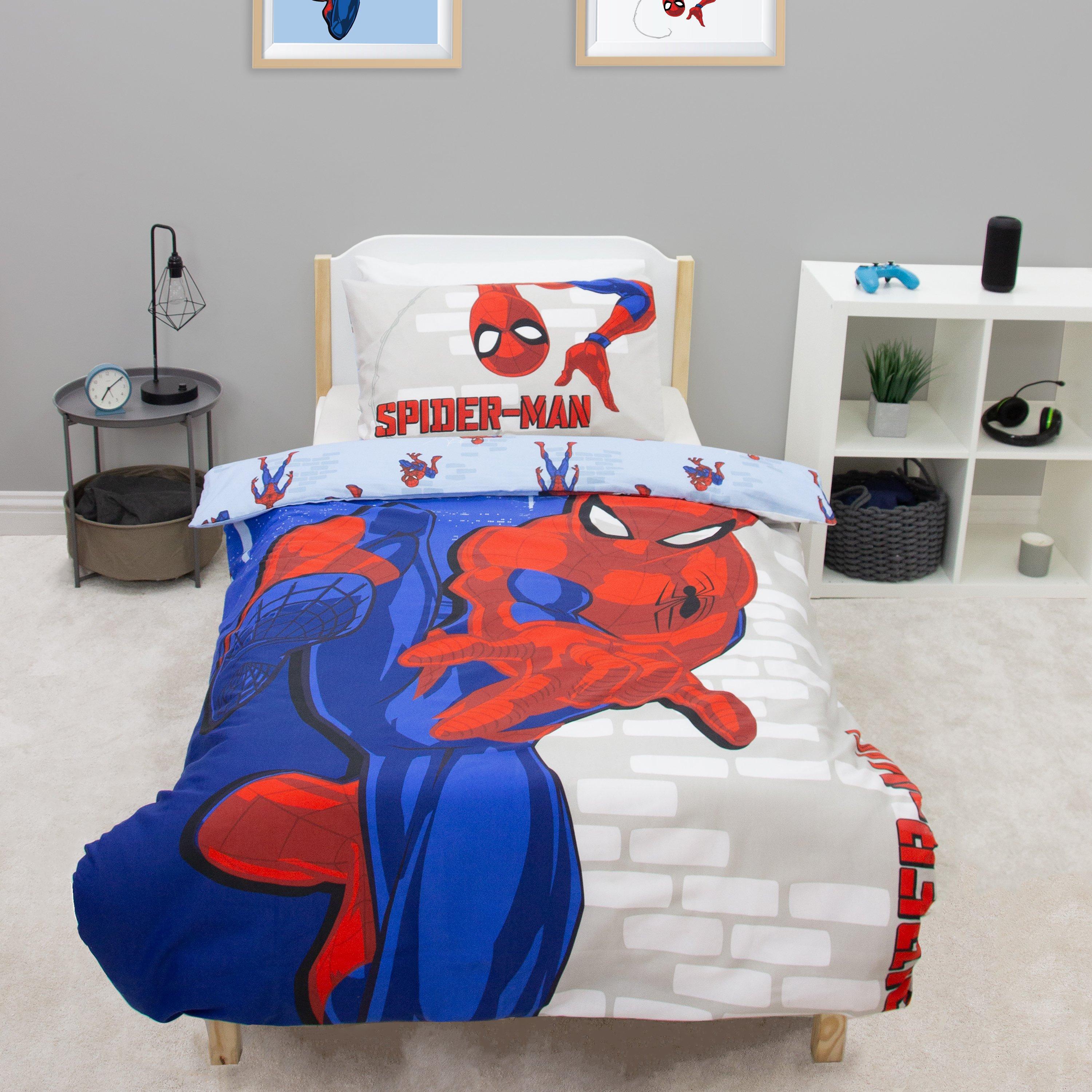 Multicolour - Spiderman - Spider-Man Adventure Glow In The Dark Single Duvet - 6