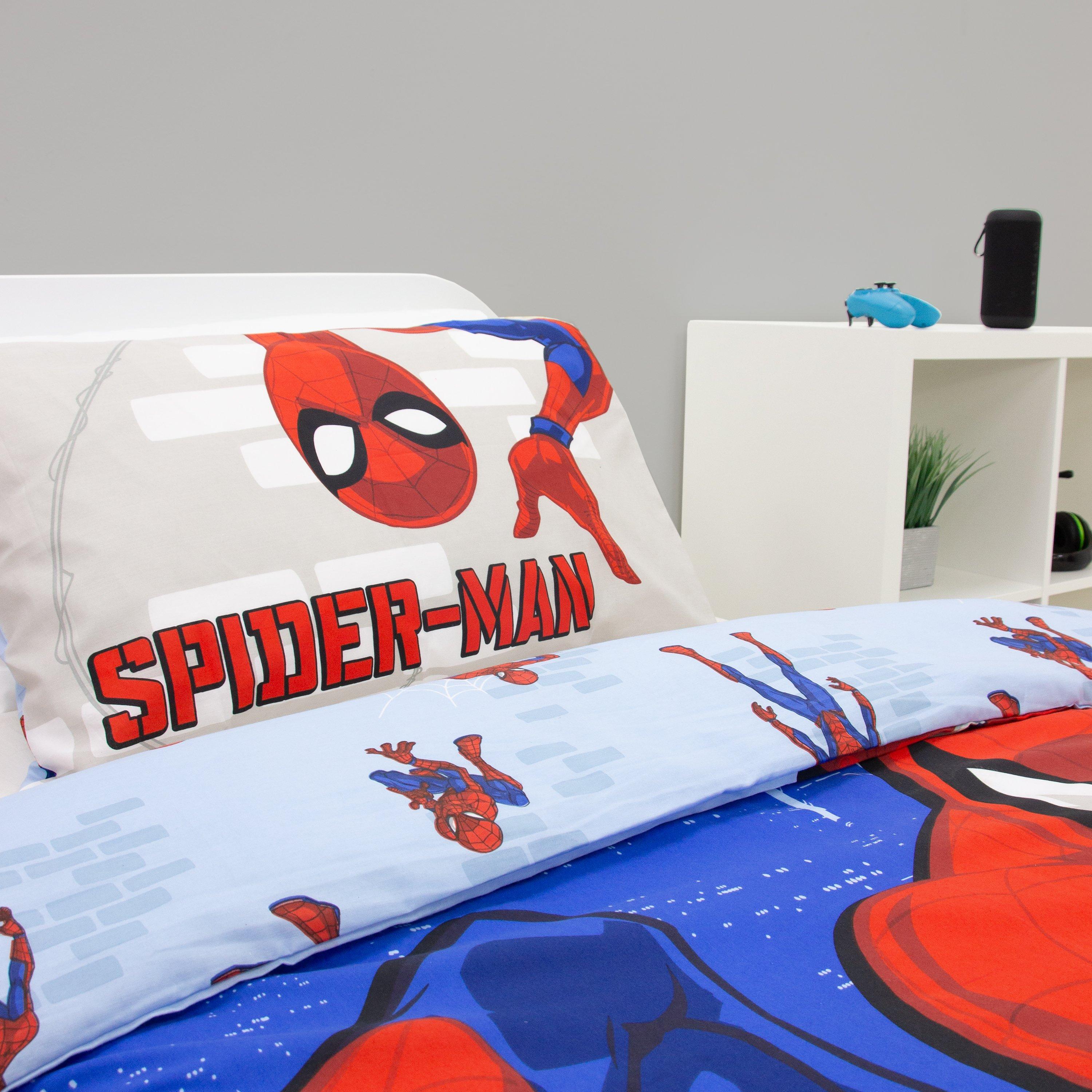 Multicolour - Spiderman - Spider-Man Adventure Glow In The Dark Single Duvet - 7