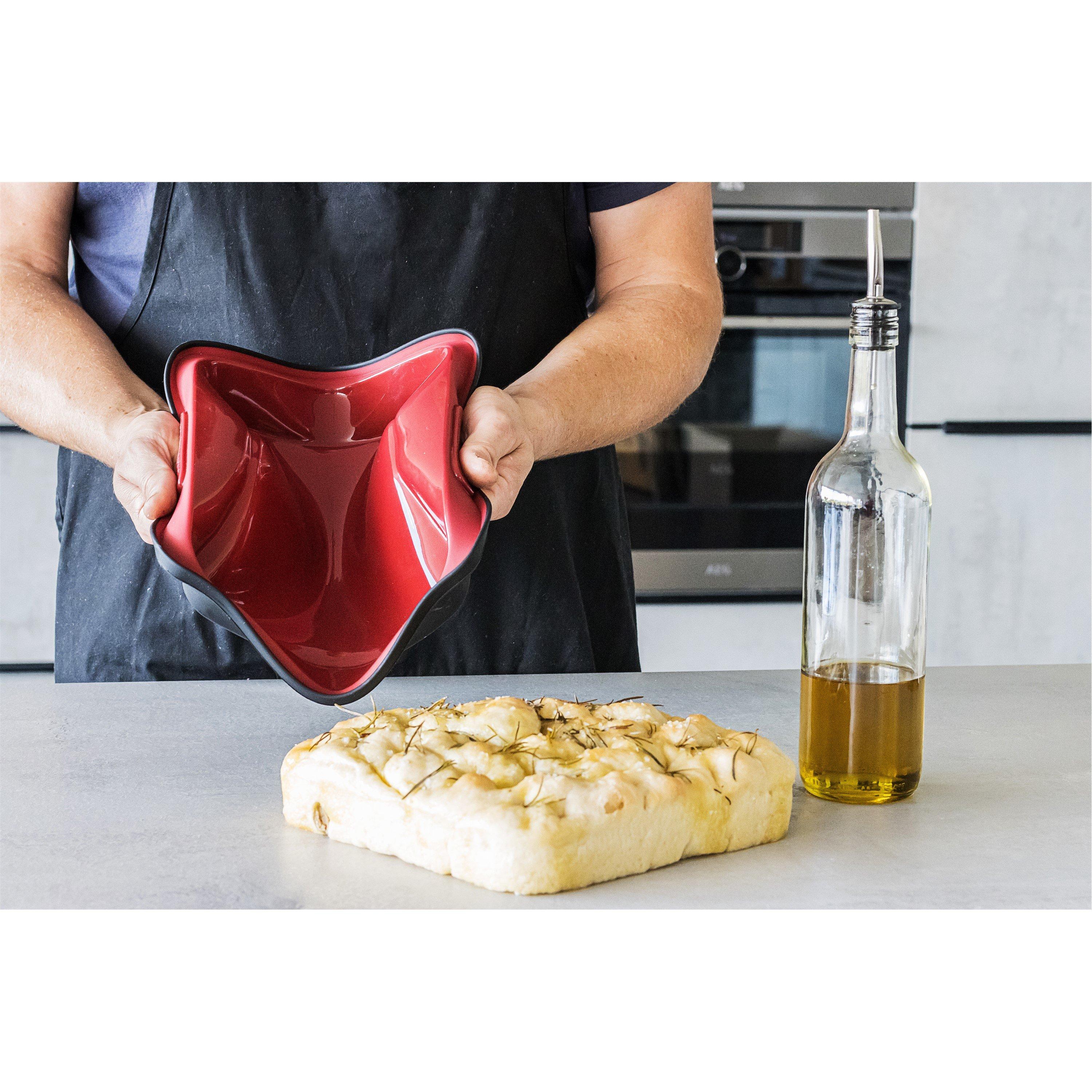 Red - MasterClass - MasterClass Square Flexible Bake Pan - 3