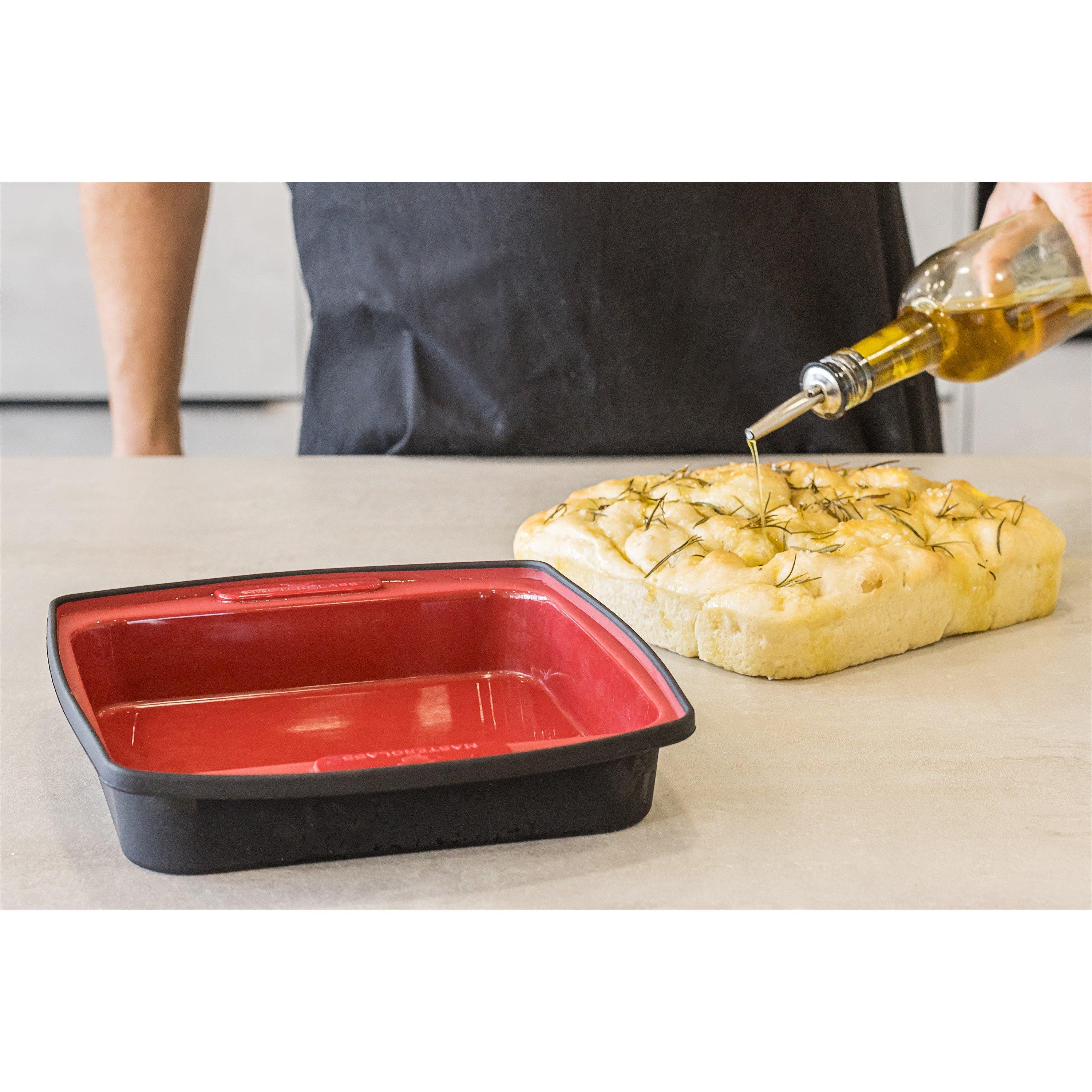 Red - MasterClass - MasterClass Square Flexible Bake Pan - 4