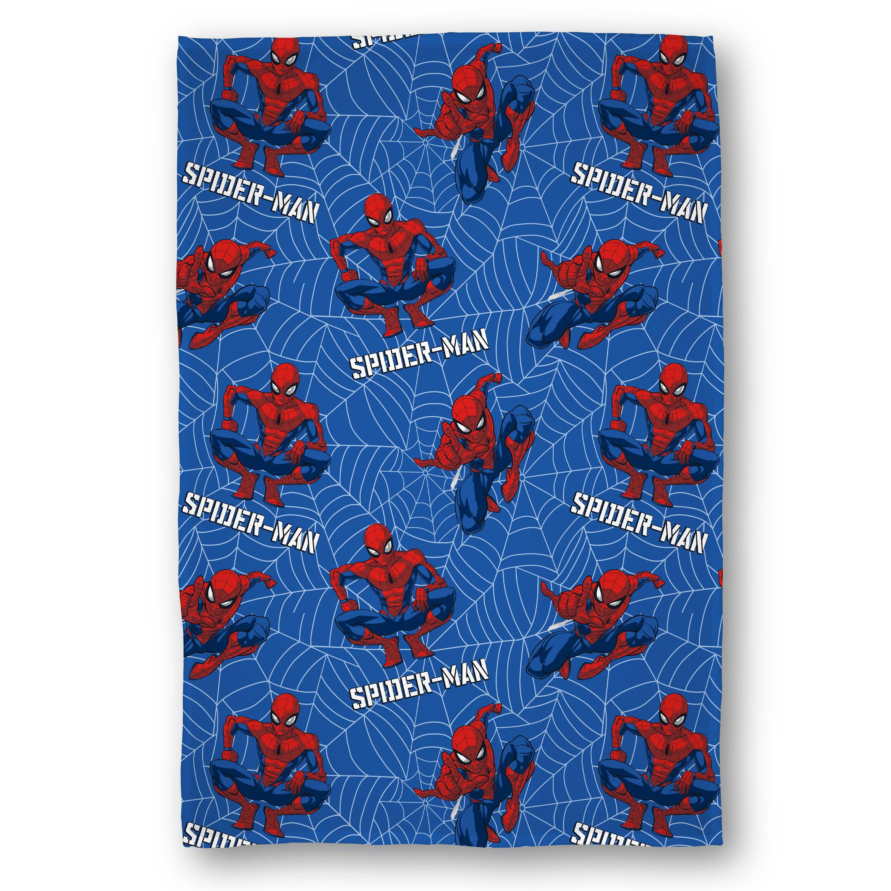 Spiderman  Kids Spider-Man Adventure Glow In The Dark Blanket - colour - 100x150cm