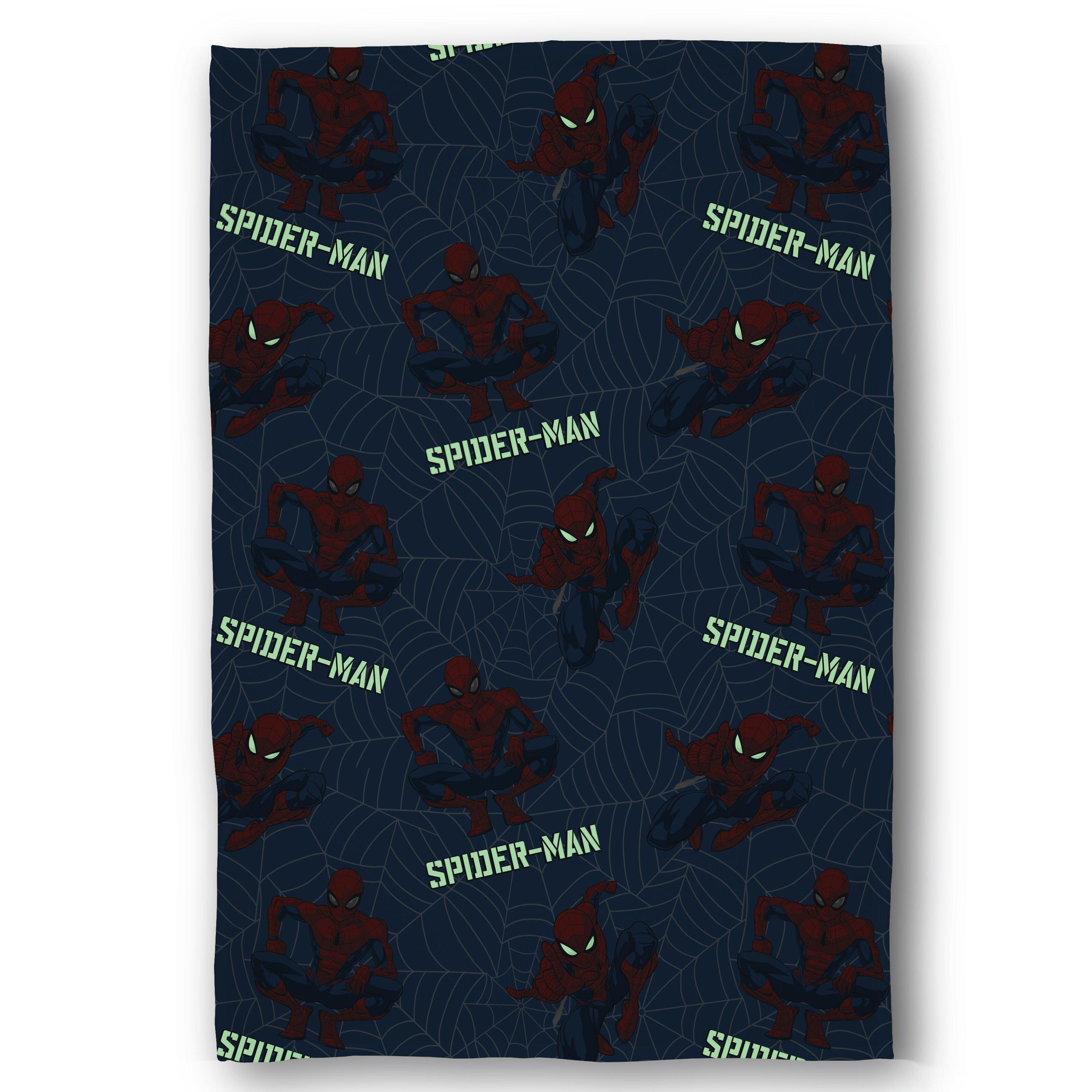 Multicolour - Spiderman - Spider-Man Adventure Glow In The Dark Blanket - 2
