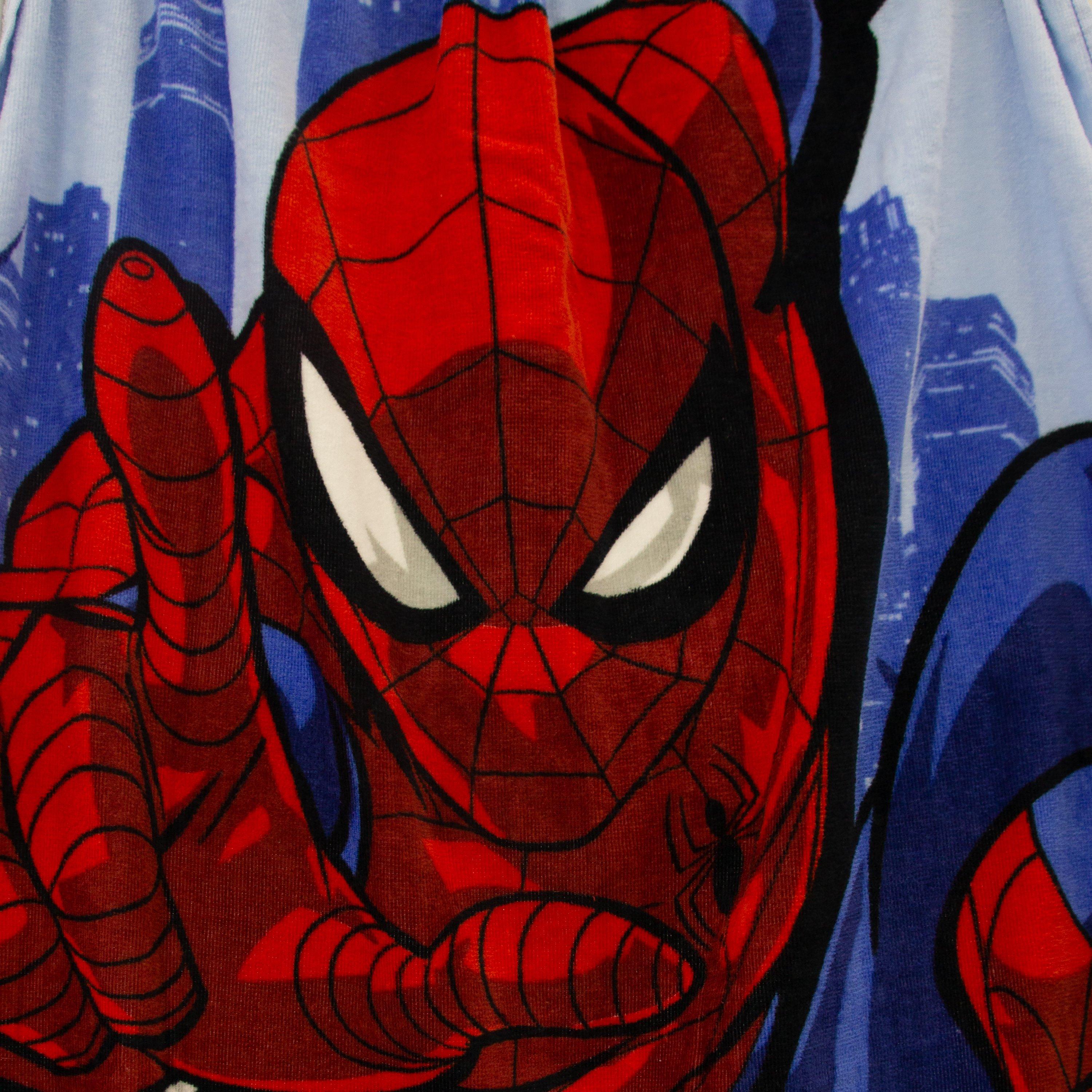 Blue - Spiderman - Marvel Spiderman Adventure Towel - 4