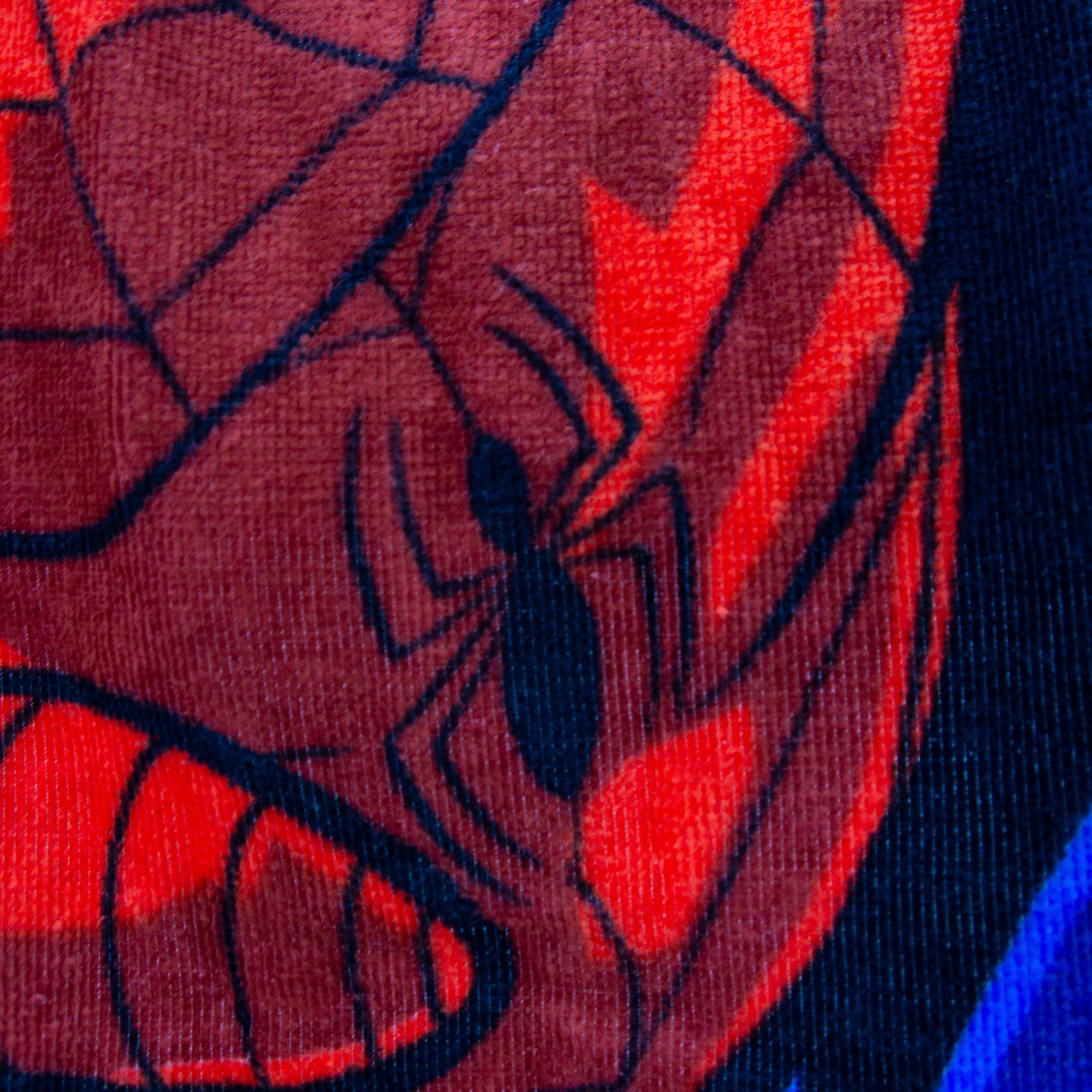 Blue - Spiderman - Marvel Spiderman Adventure Towel - 5