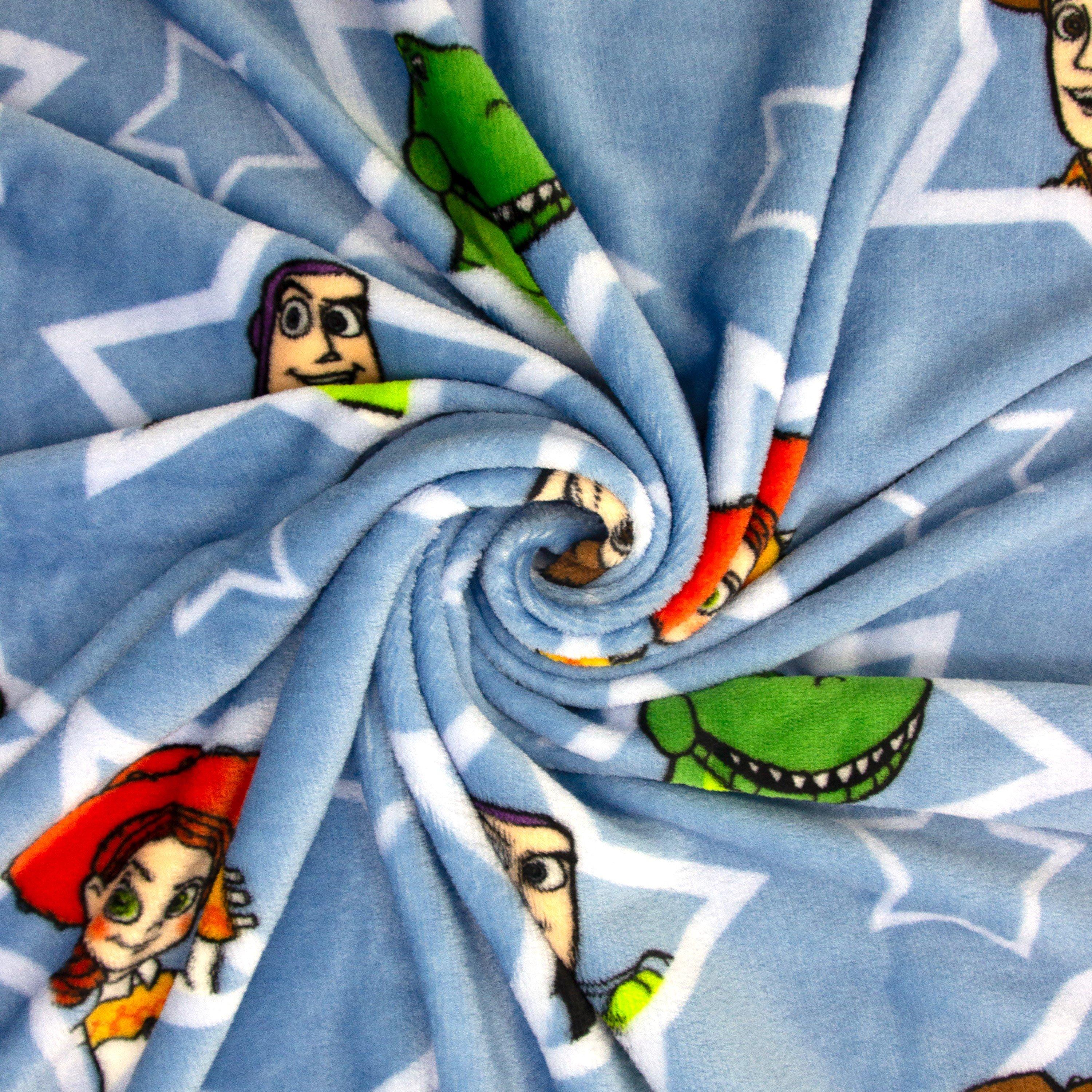 Blue - Toy Story - Toy Story Explore Fleece Blanket - 5