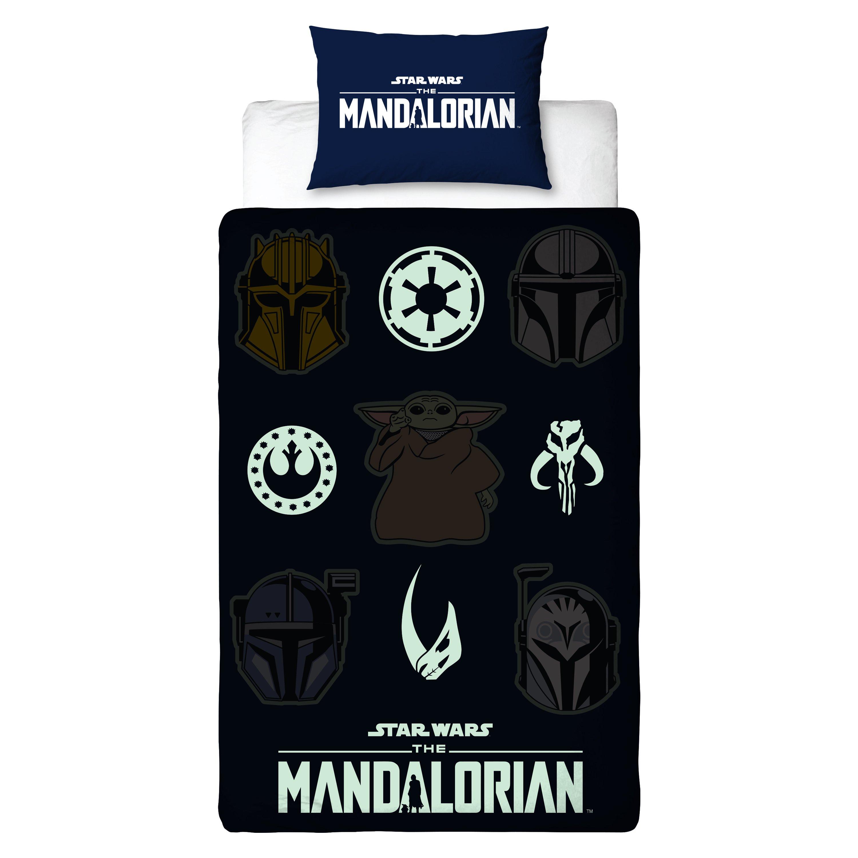 Blue - The Mandalorian - The Mandalorian Friend Single Duvet - 2