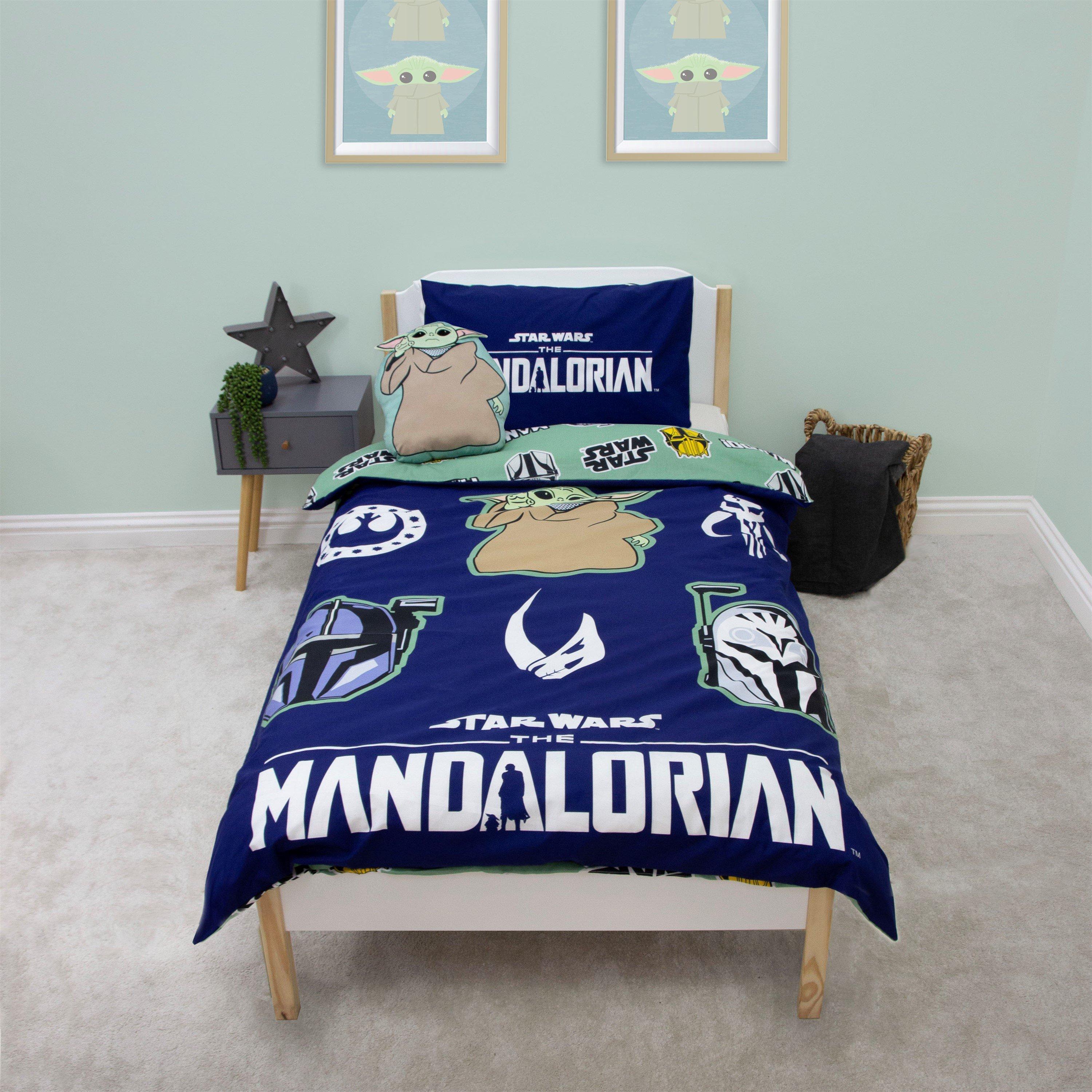Blue - The Mandalorian - The Mandalorian Friend Single Duvet - 5