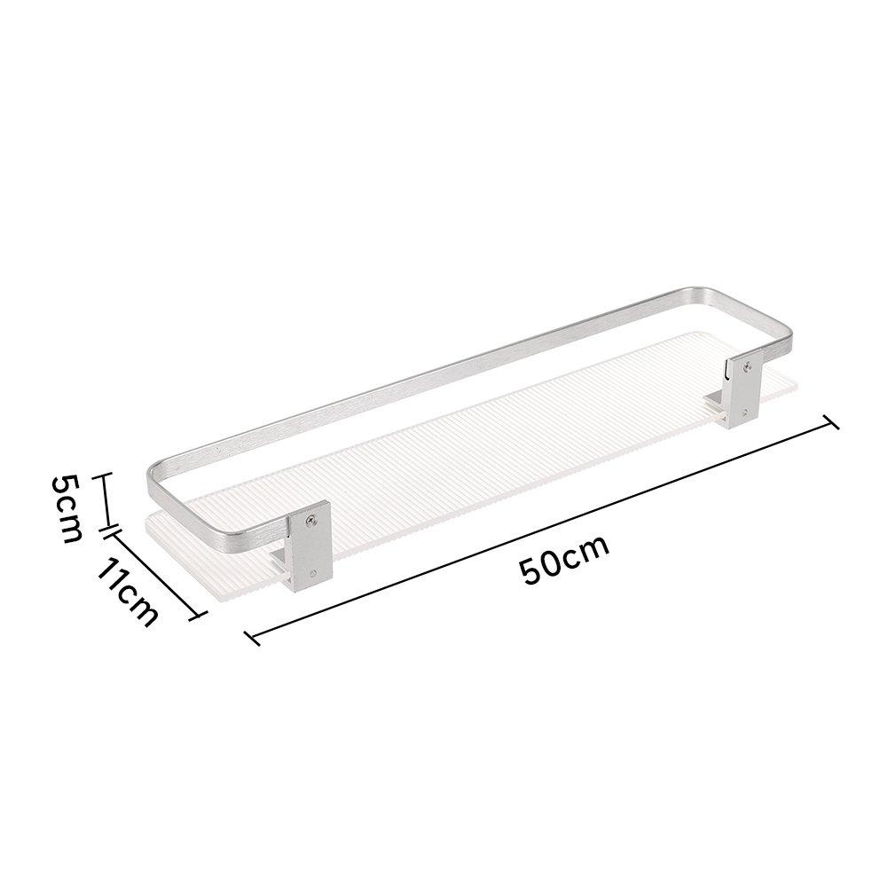 Silver - LIFE IDEAS - Bathroom Wall Shelf - 2