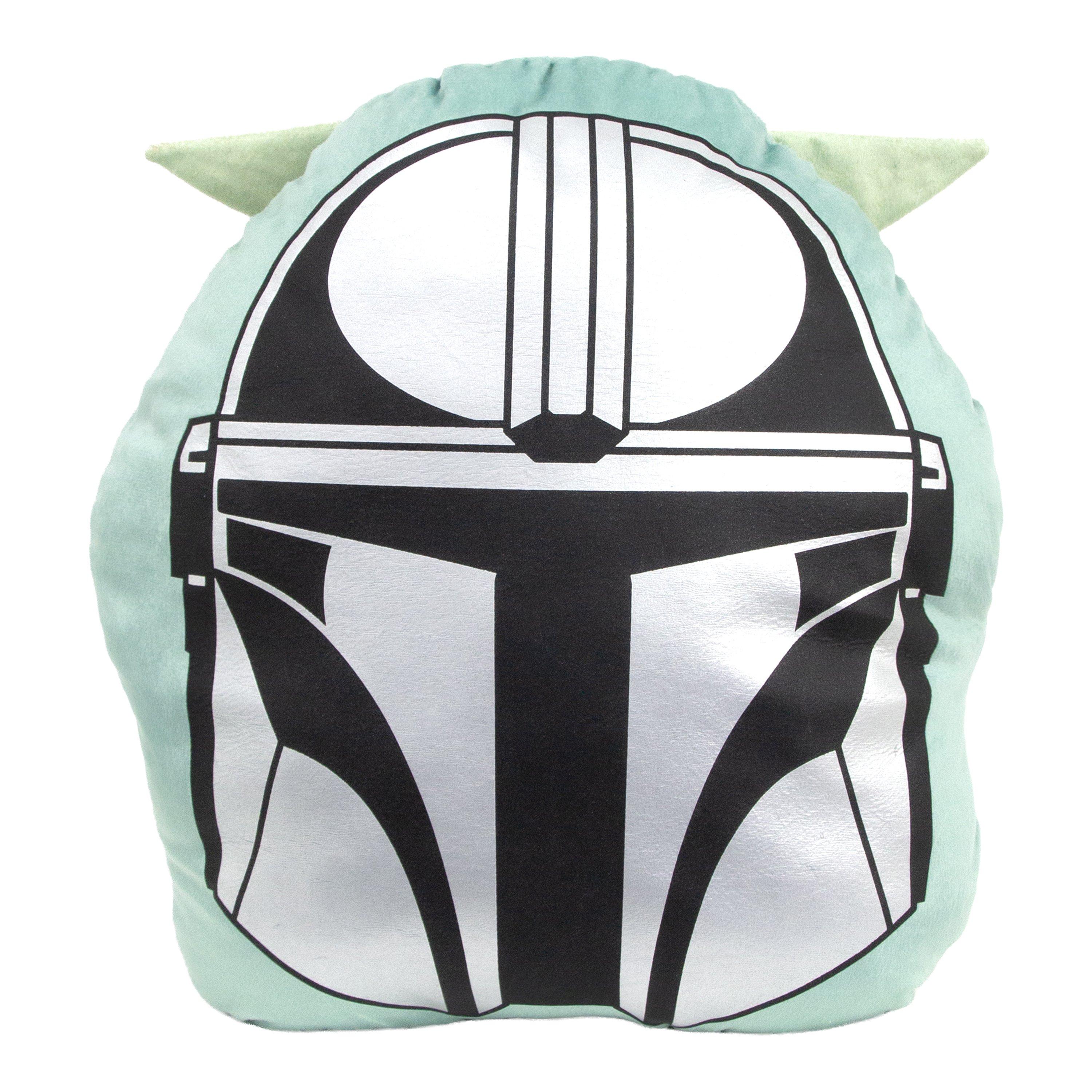 Green - The Mandalorian - The Mandalorian Friend Shaped Cushion - 1