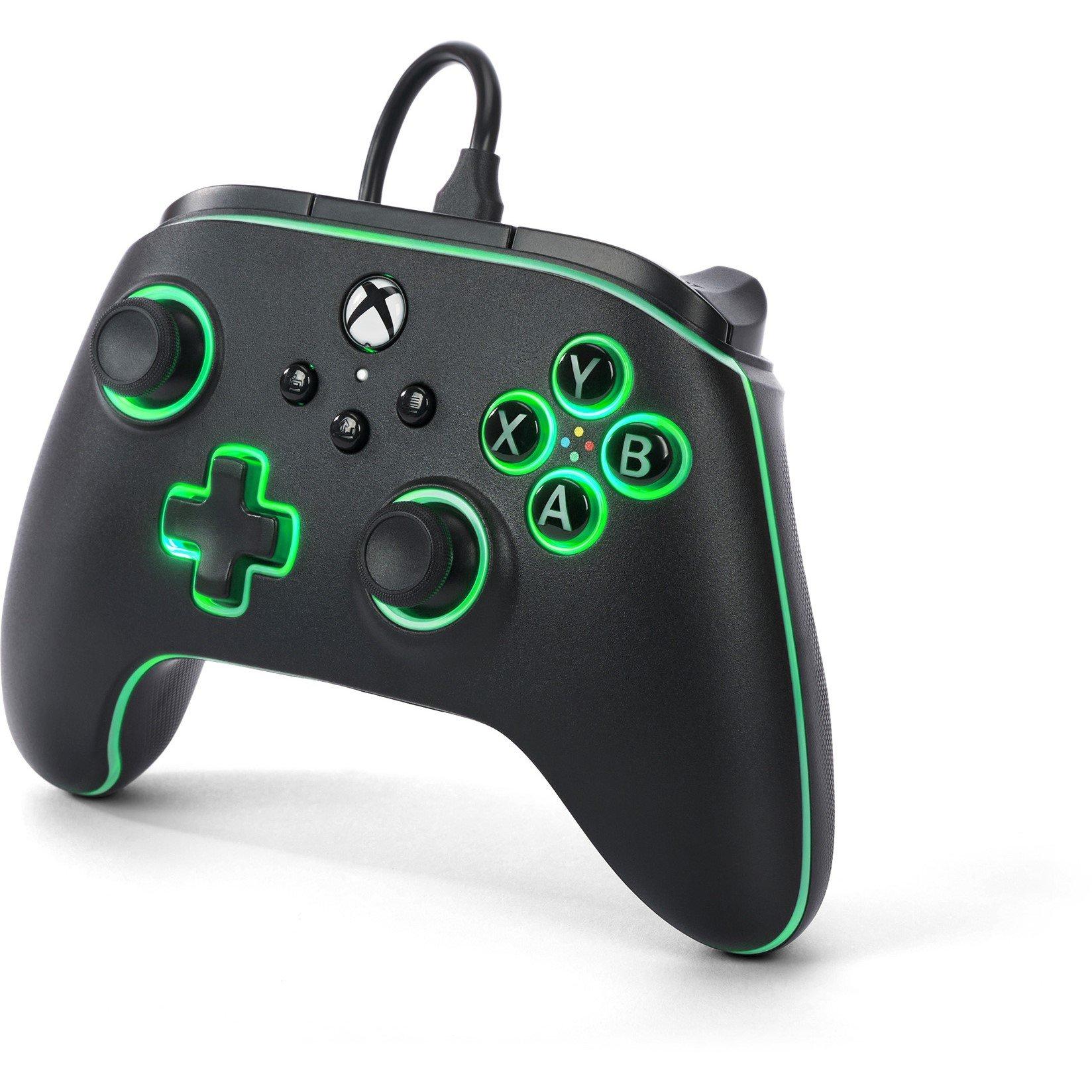 Spectra + LED - PowerA - Advantage Wired Controller for Xbox Series XS with Lumectra + RGB LED Strip - Black - 7