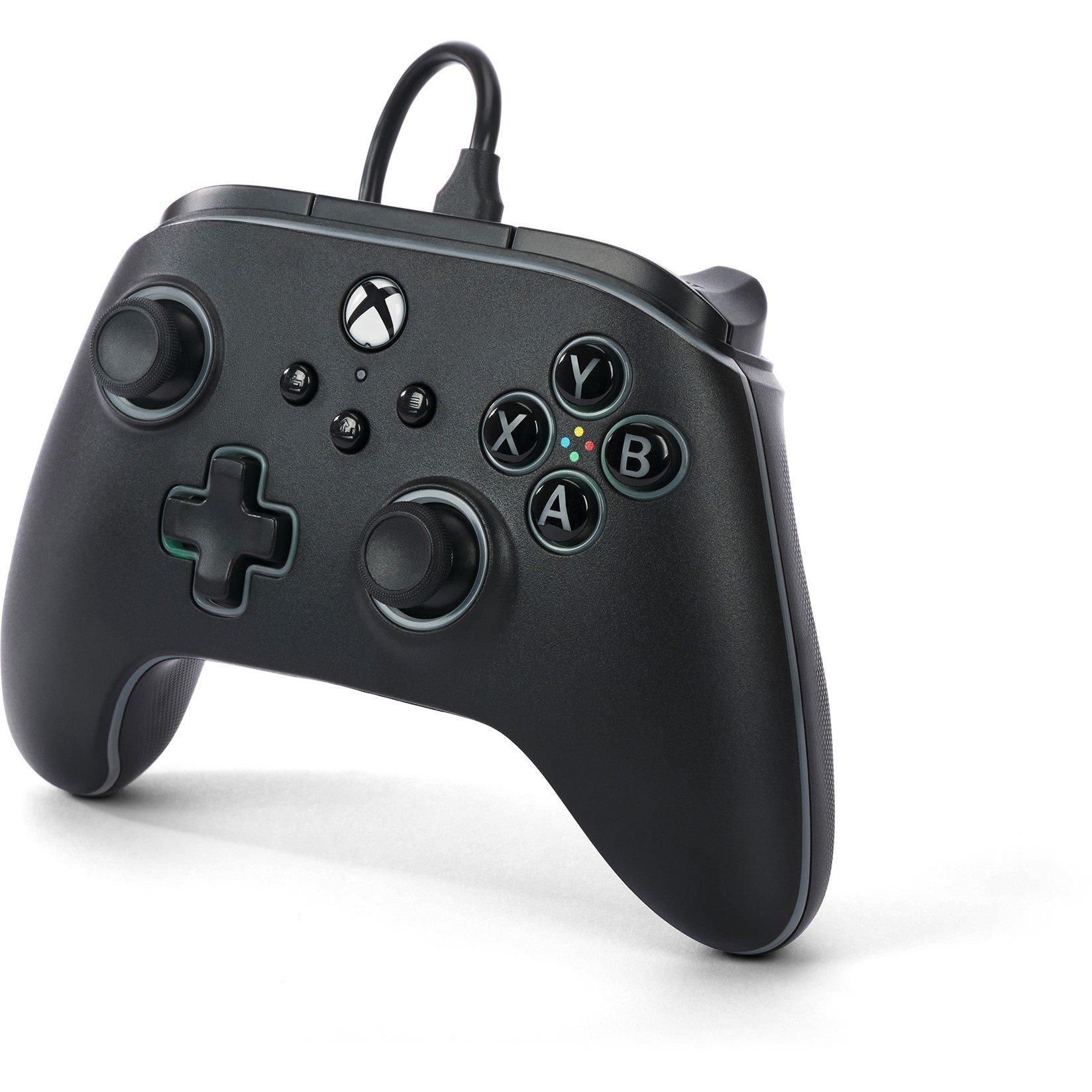 Spectra + LED - PowerA - Advantage Wired Controller for Xbox Series XS with Lumectra + RGB LED Strip - Black - 8
