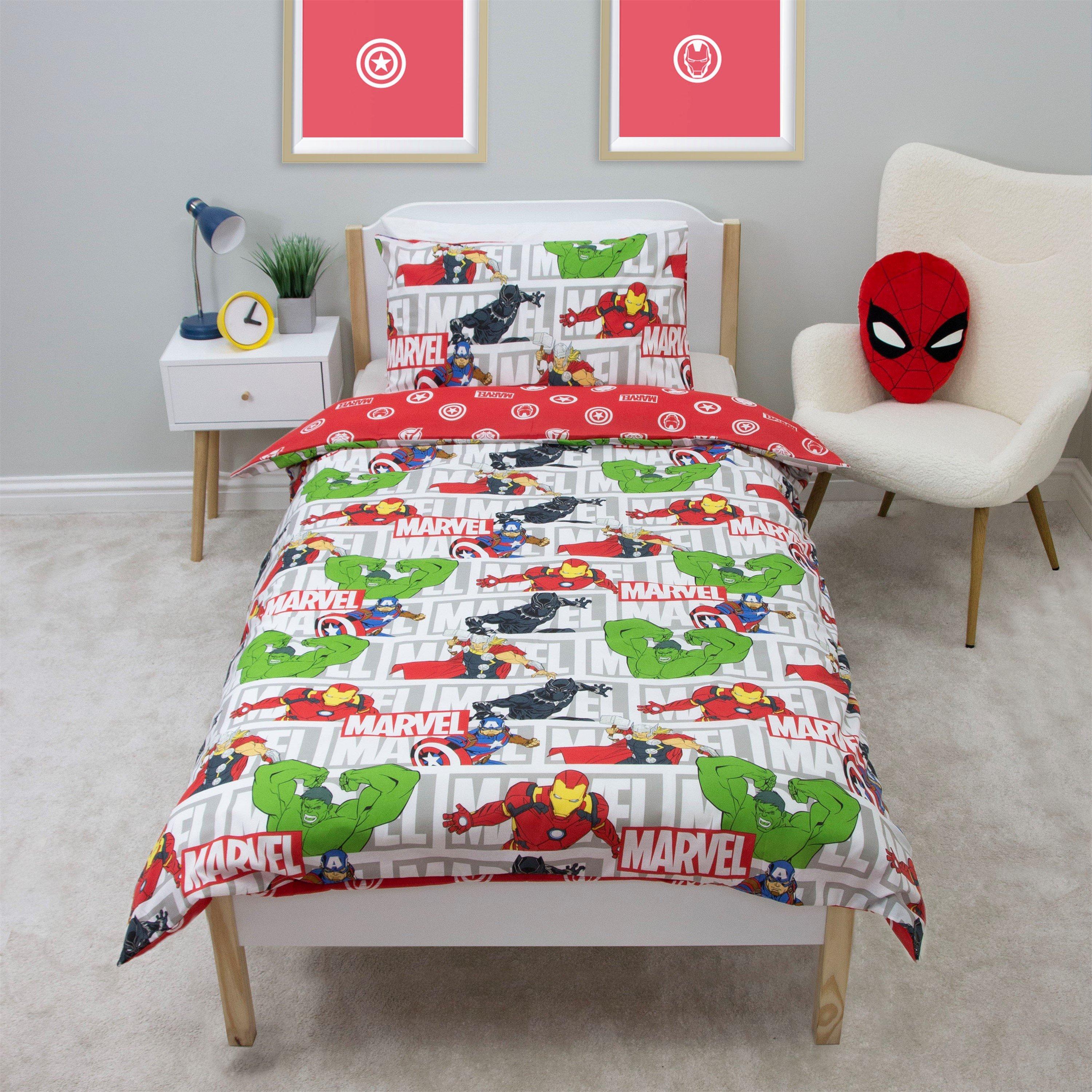 Multicolour - Marvel Avengers - Avengers Heroes Single Duvet - 4