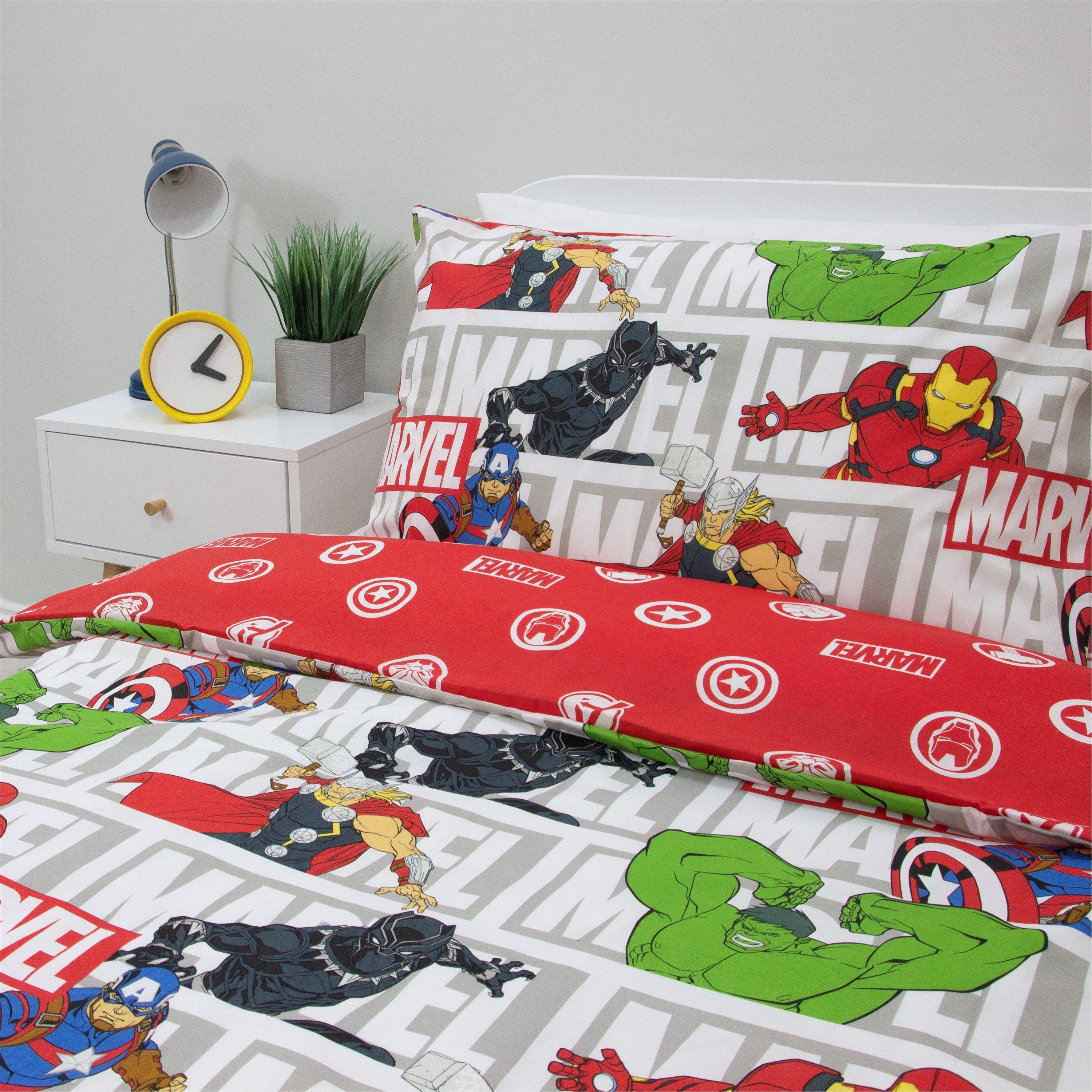 Multicolour - Marvel Avengers - Avengers Heroes Single Duvet - 5