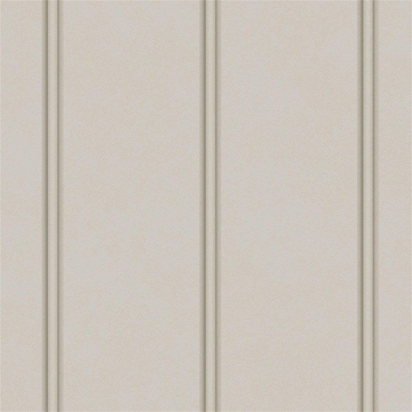 Dove Grey - Laura Ashley - Chalford Wood Panelling Dove Grey Wallpaper - 4