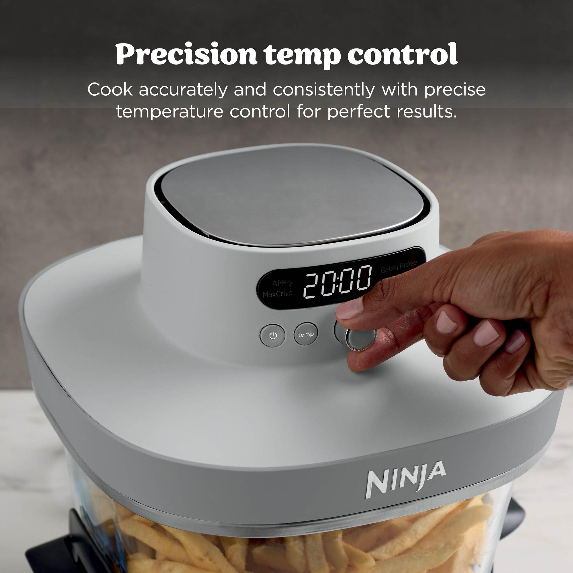 White - Ninja - CRISPi PRO 5-in-1 Glass Air Fryer AS090UKWH White - 4