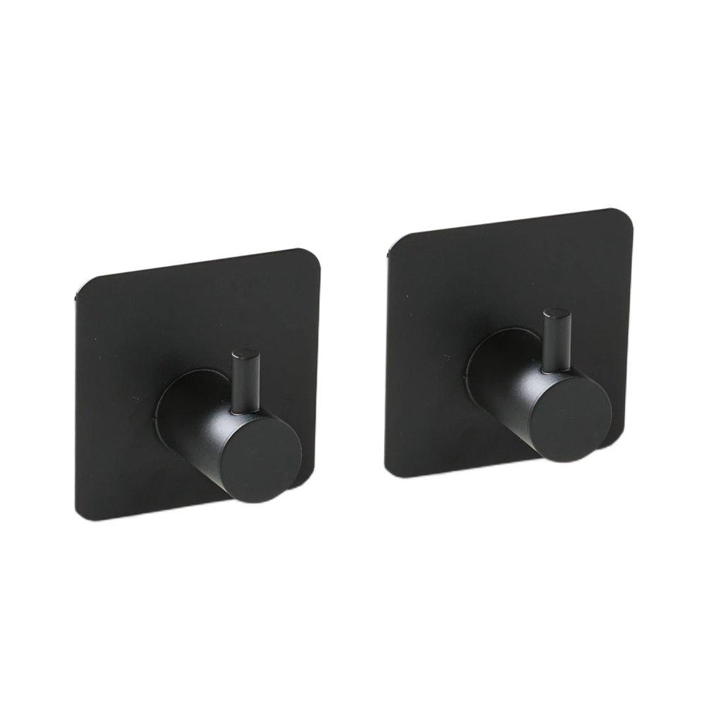 Black A - LIFE IDEAS - 5-Piece Bathroom Hardware Set - 6