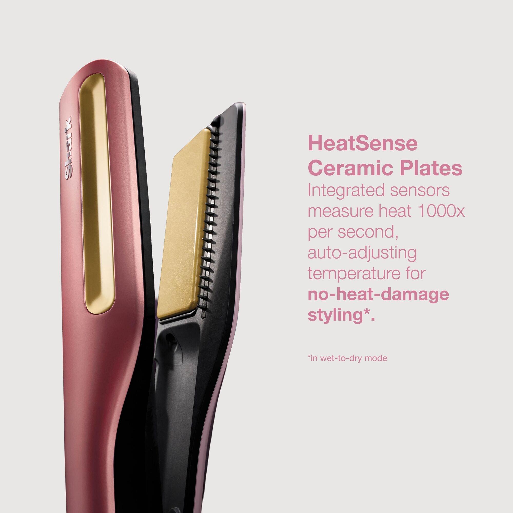 Rose Petal - Shark - SilkiPro Hair Straightener + Dryer HT401UKPK - 3