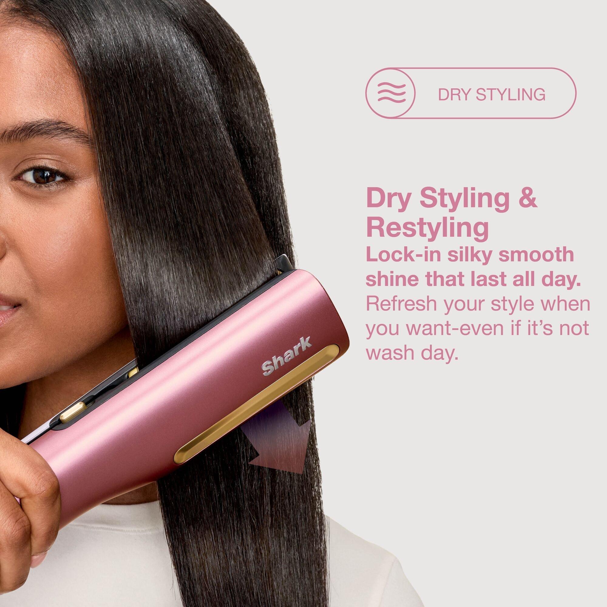 Rose Petal - Shark - SilkiPro Hair Straightener + Dryer HT401UKPK - 5