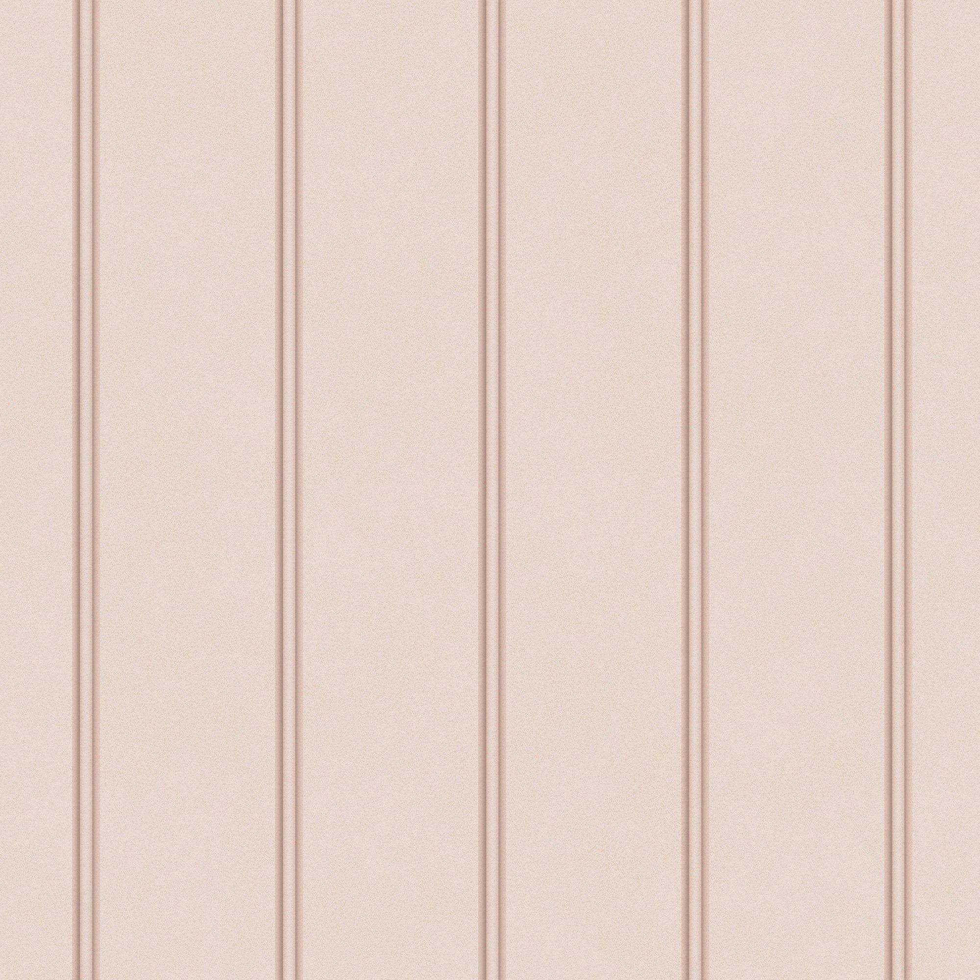 Plaster Pink - Laura Ashley - Chalford Wood Panelling Plaster Pink - 3
