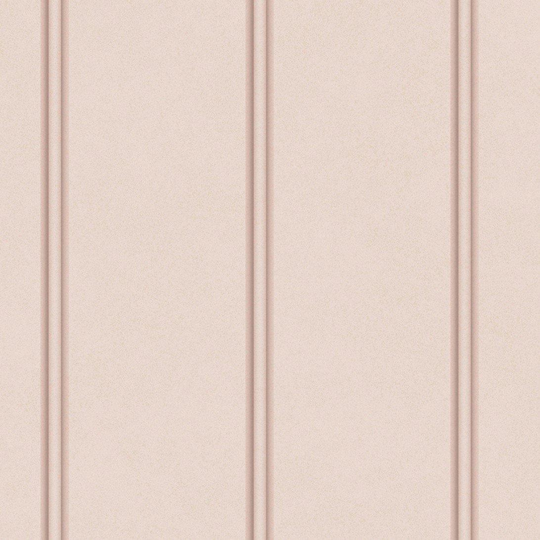 Plaster Pink - Laura Ashley - Chalford Wood Panelling Plaster Pink - 5