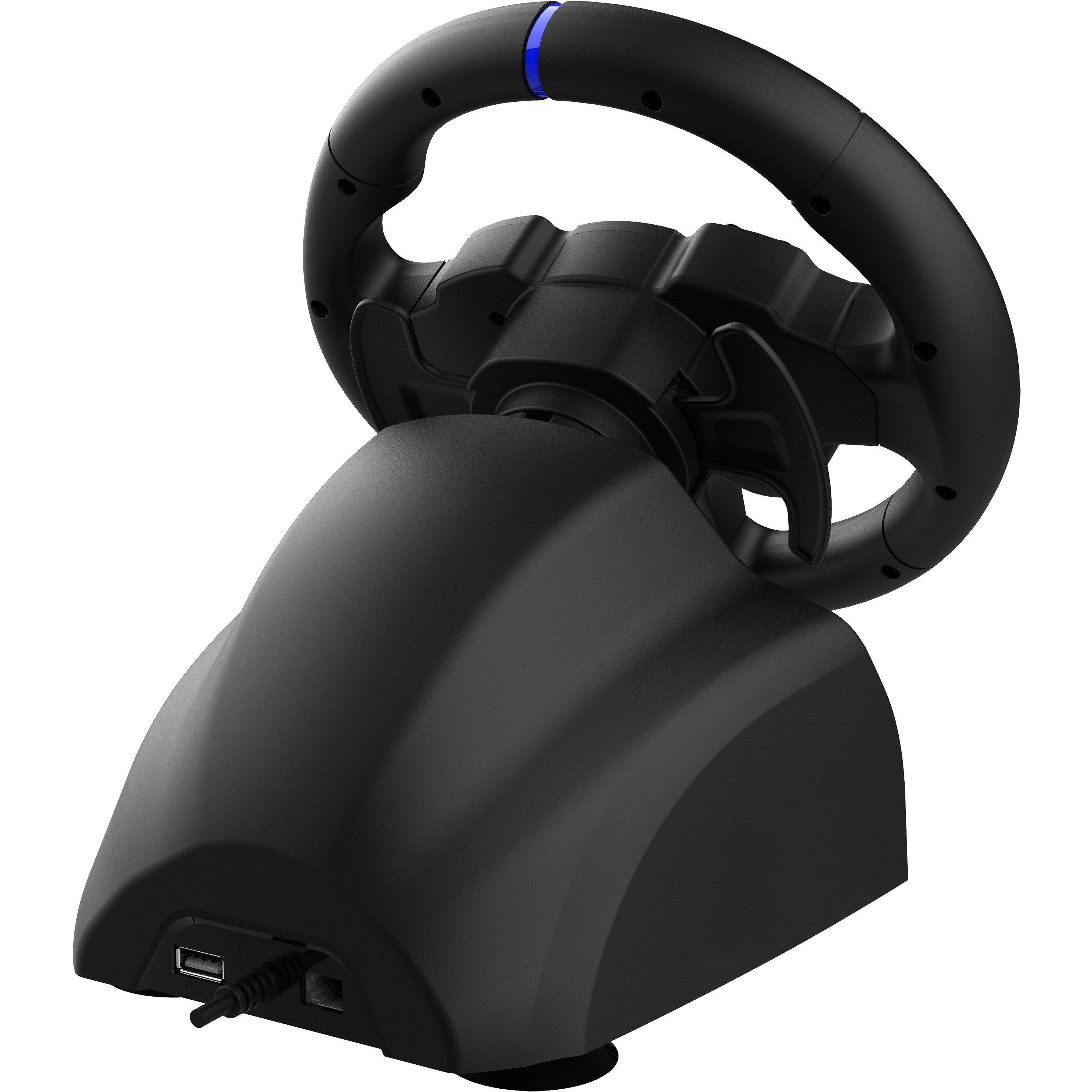 Black - Subsonic - Subsonic 220 RS-5 Gaming Steering Wheel & Pedals - 4