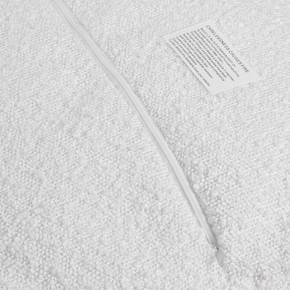 White - Kabinet UK - Bean Bag Footstool Cube - 5