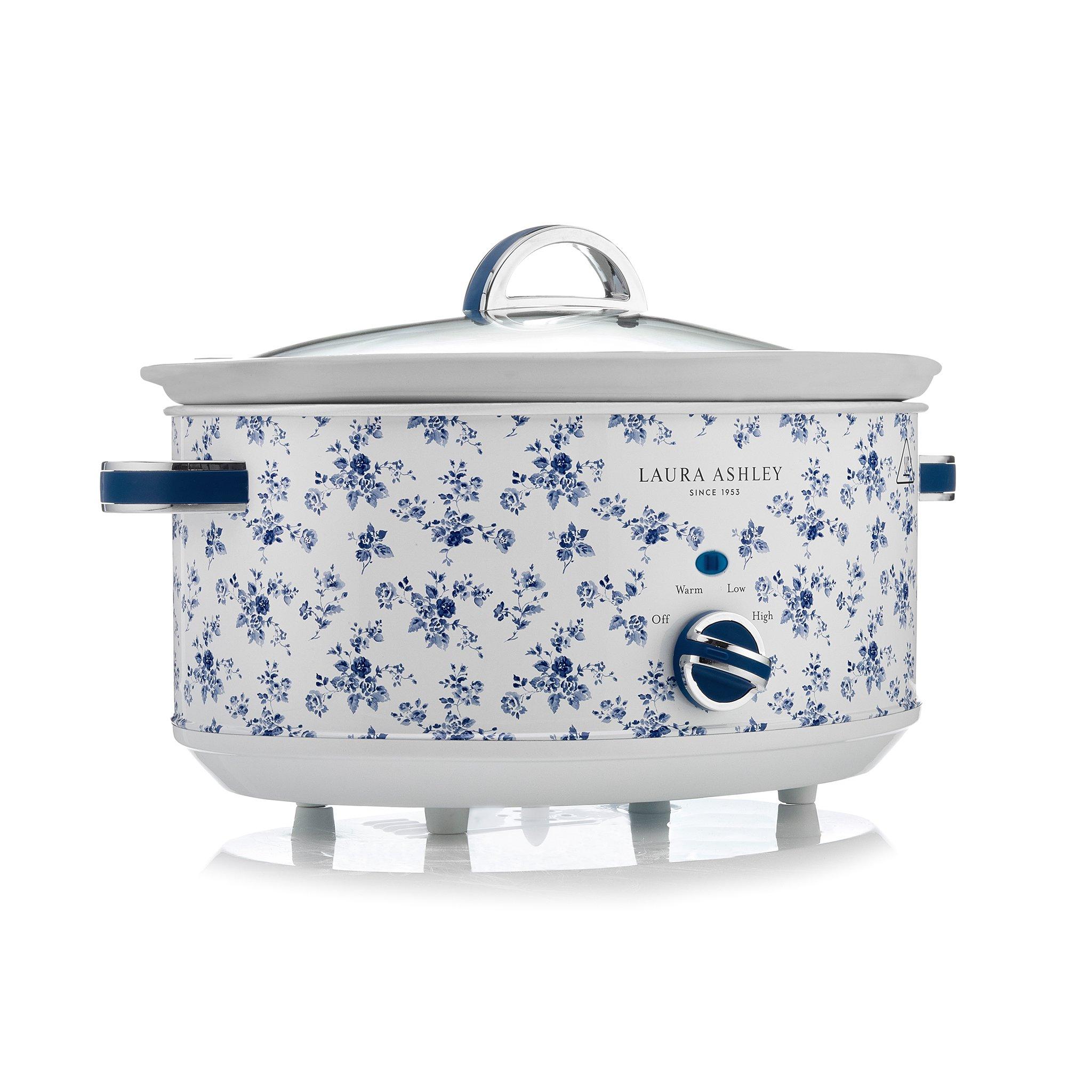 White - View Quest - Laura Ashley 6.5L Slow Cooker China Rose - 5