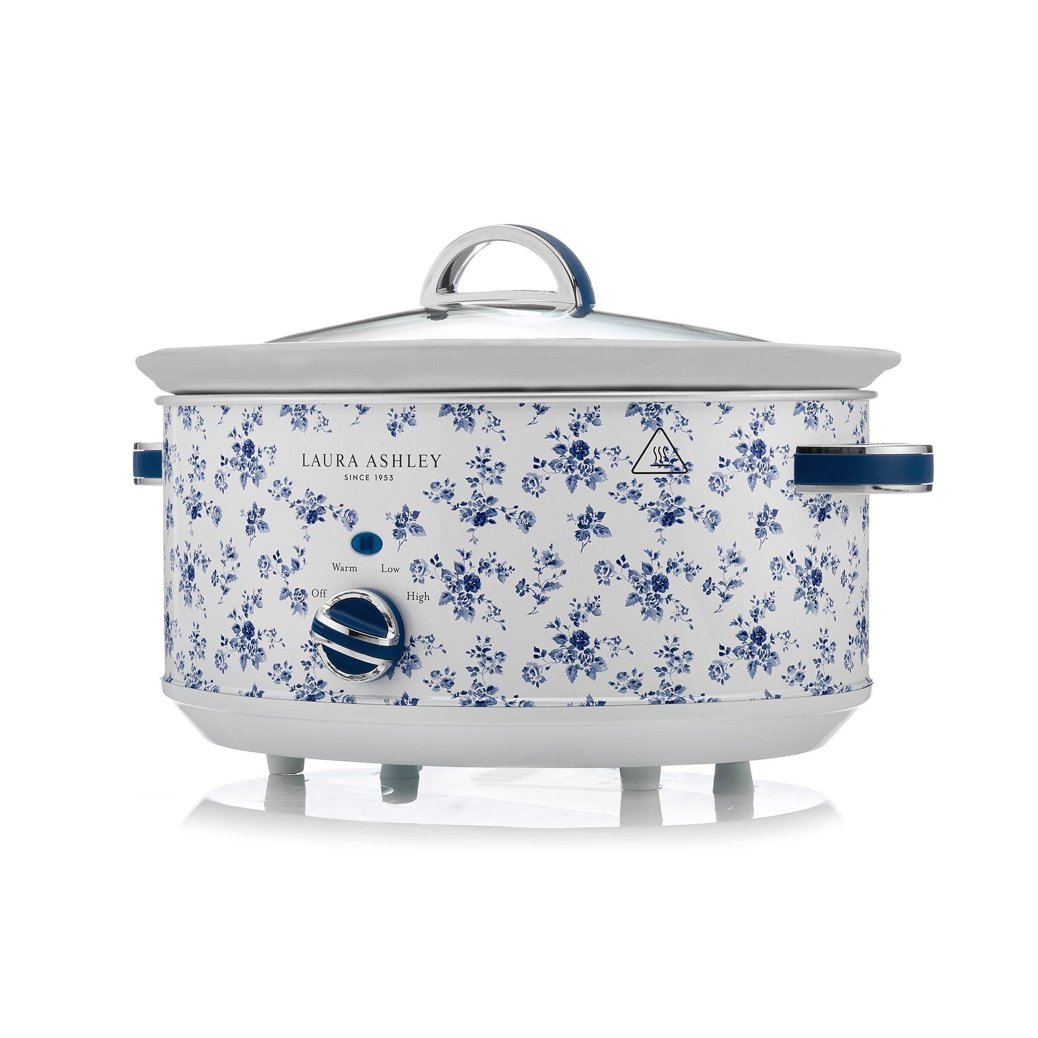 White - View Quest - Laura Ashley 6.5L Slow Cooker China Rose - 6