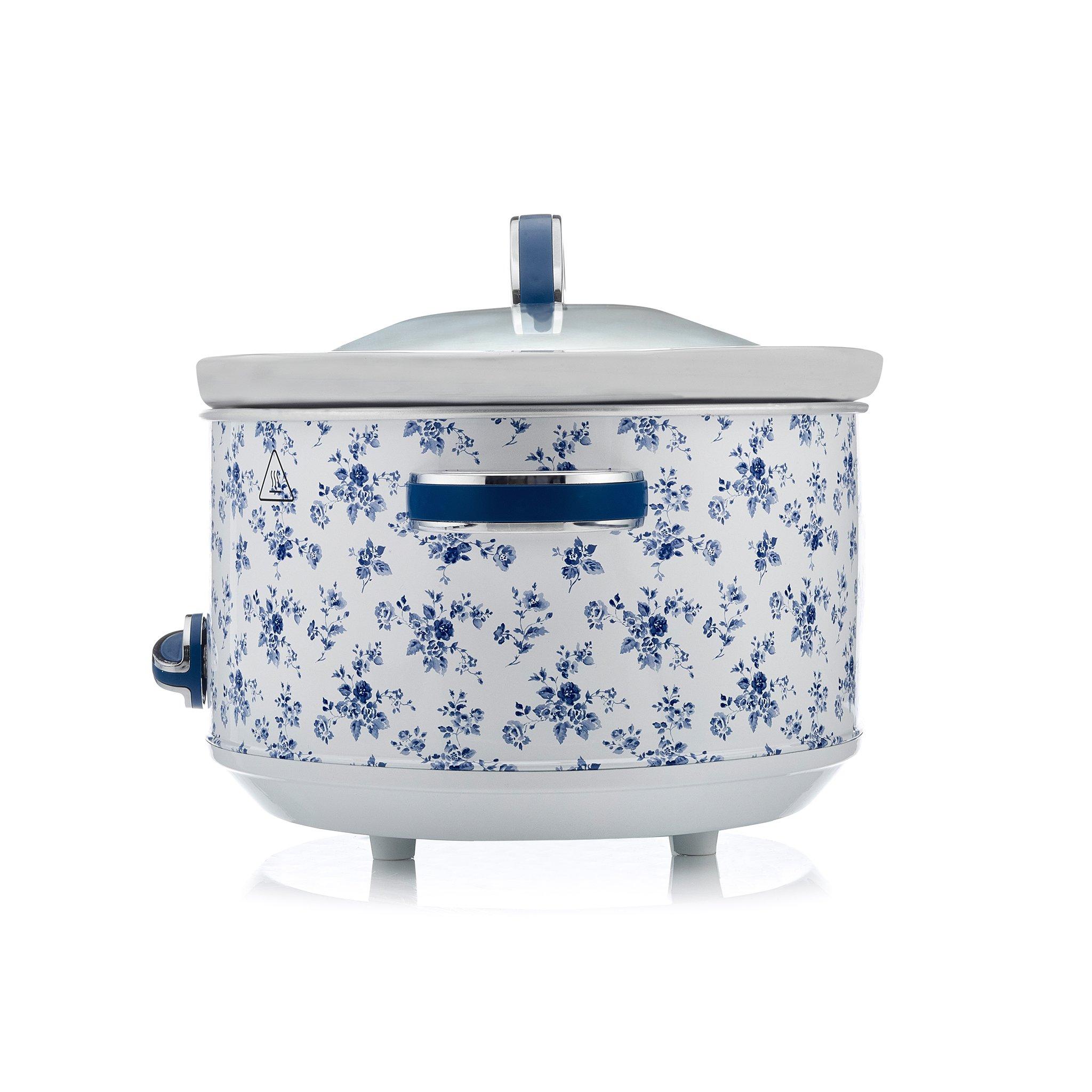 White - View Quest - Laura Ashley 6.5L Slow Cooker China Rose - 7