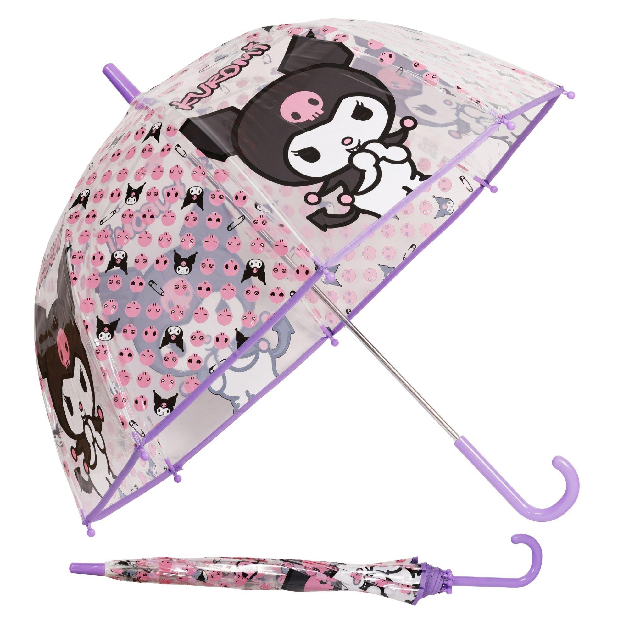 KIDS EUROSWAN SL TRANSPARENT BELL UMBRELLA 46CM KUROMI One Size, multicoloured - Image 6