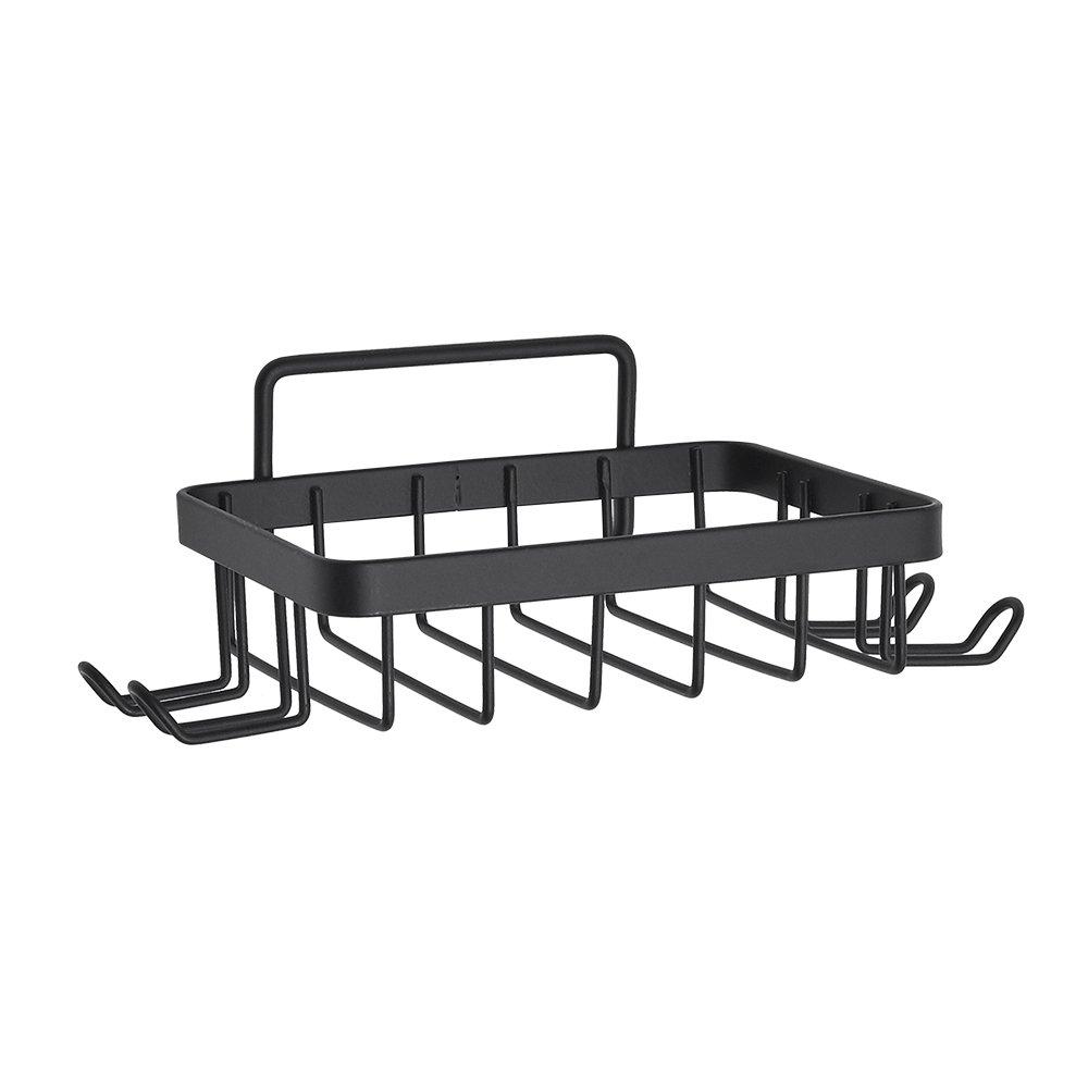 Black - LIFE IDEAS - 4-Piece No Drill Shower Caddy Set - 5