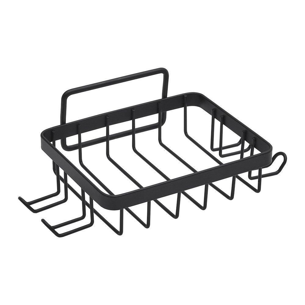 Black - LIFE IDEAS - 4-Piece No Drill Shower Caddy Set - 6