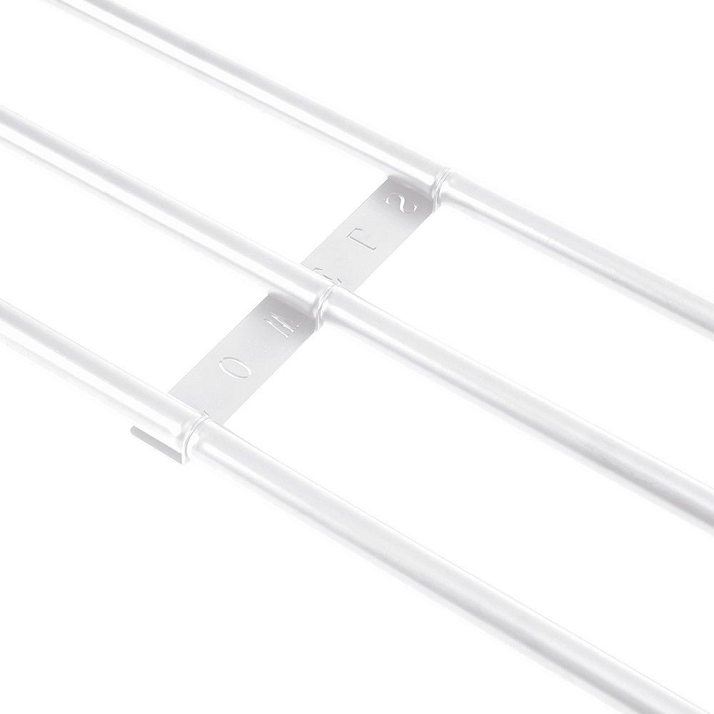 Silver - LIFE IDEAS - Bathroom Wall Mounted Towel Rack - 7