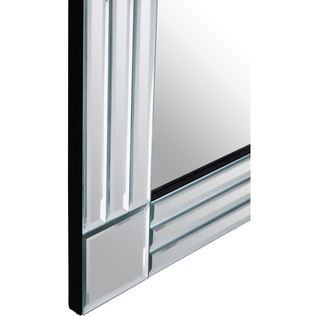 Clear - Interiors by Premier - Sana Small Tripple Bevelled Wall Mirror - 3