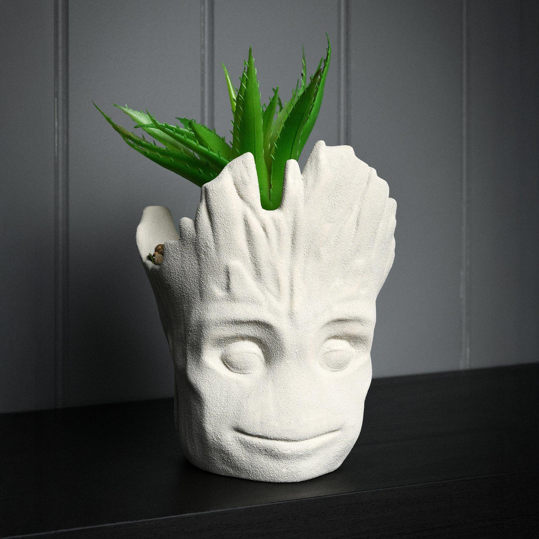Multi - Marvel - Marvel Groot Planter With Faux Plant - 1
