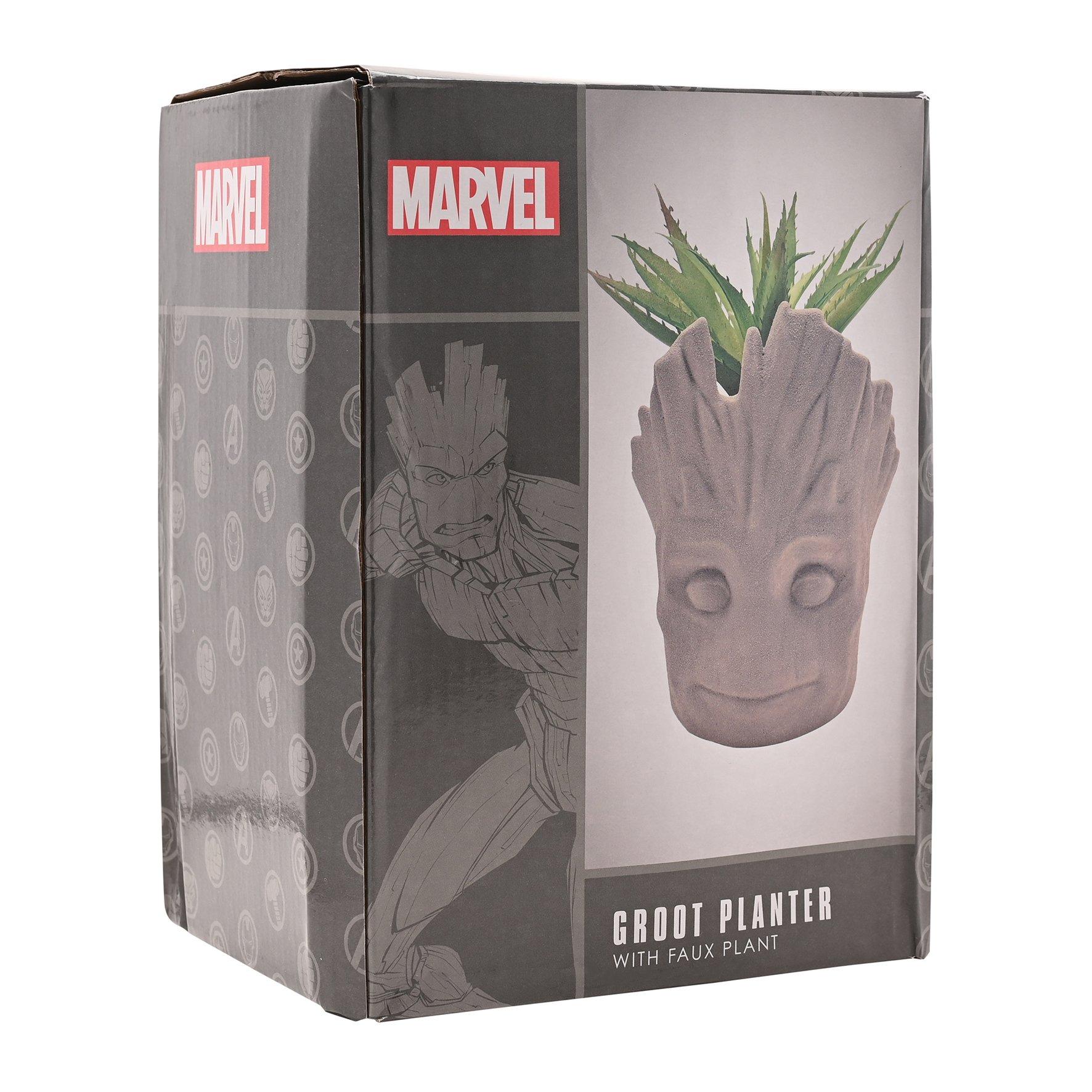 Multi - Marvel - Marvel Groot Planter With Faux Plant - 4