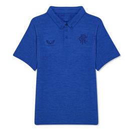 Castore Rangers Lifestyle Polo Shirt Juniors