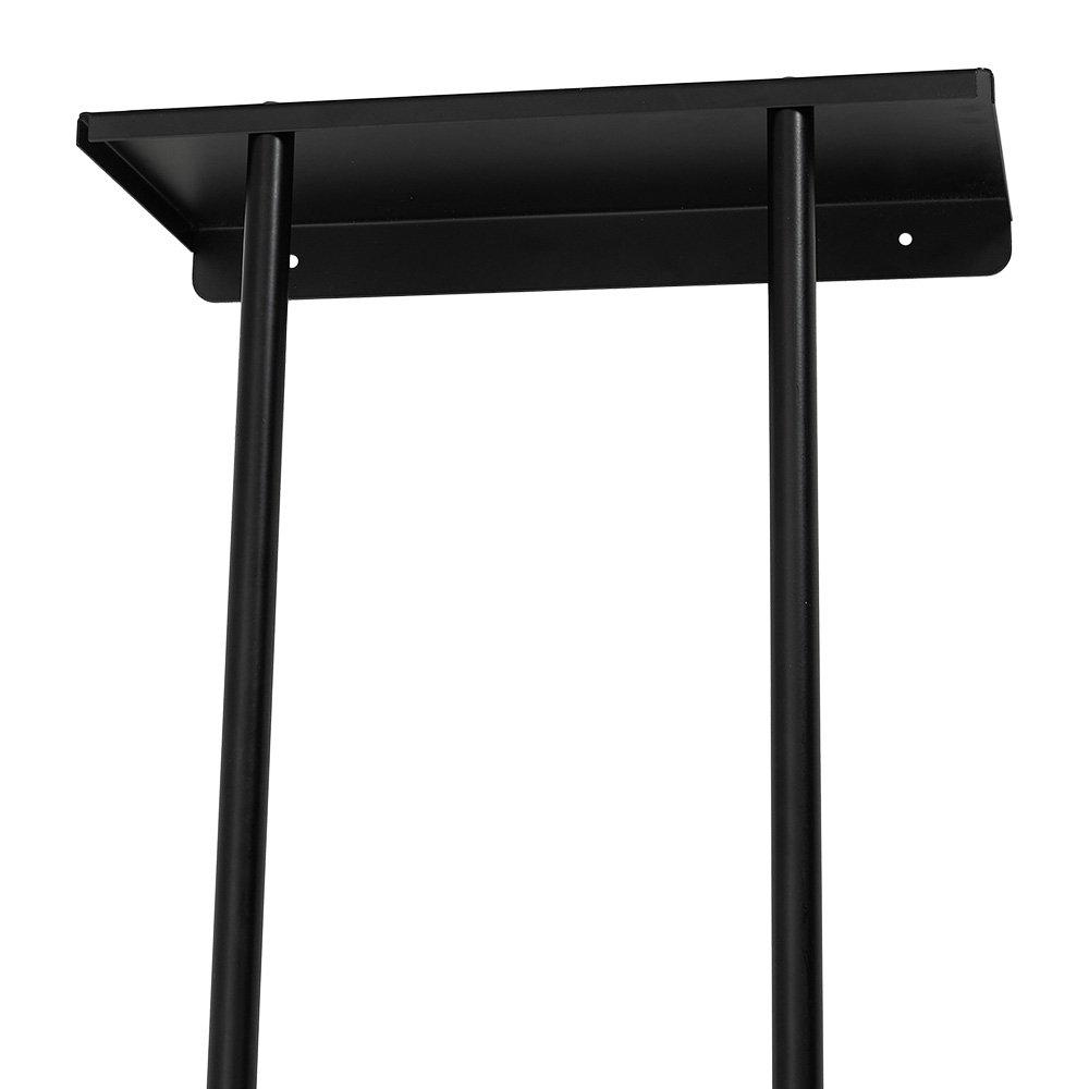 Black - LIFE IDEAS - Wall-Mounted Towel Rack - 6