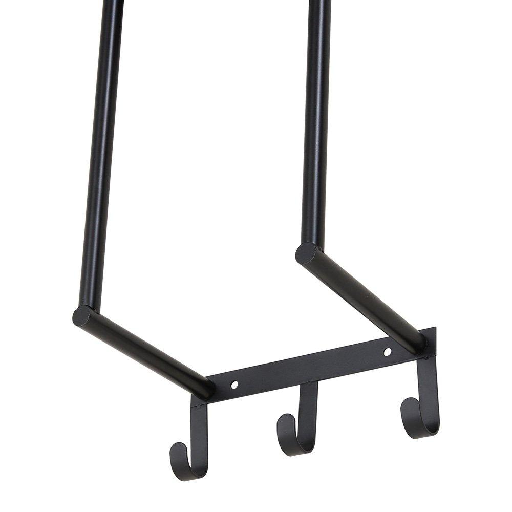 Black - LIFE IDEAS - Wall-Mounted Towel Rack - 8