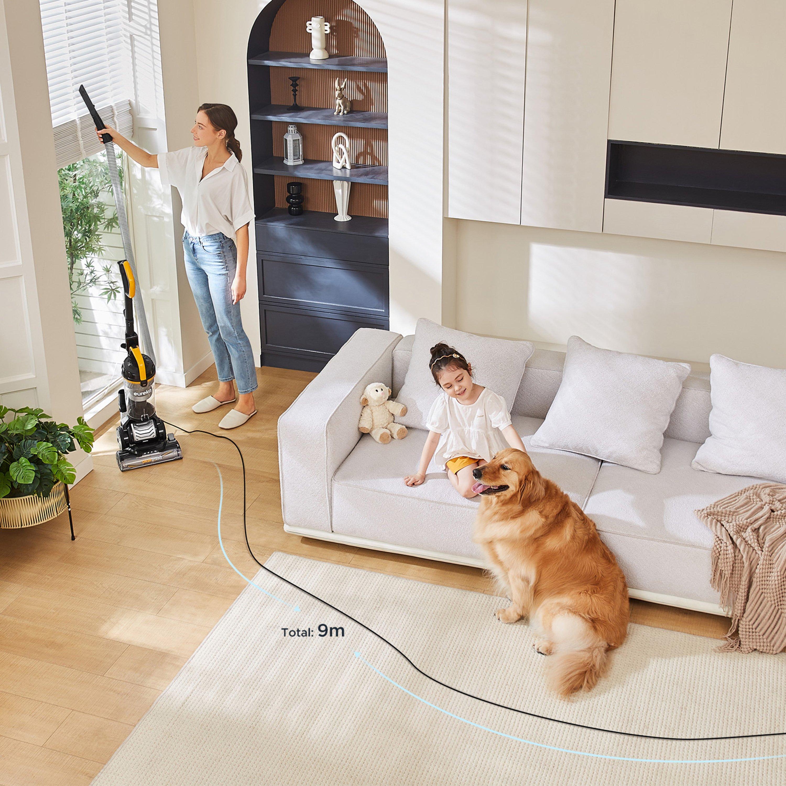 Black And Yello - Eureka - 700W Upright Vacuum Cleaner with 2.2L Dust Cup - 6