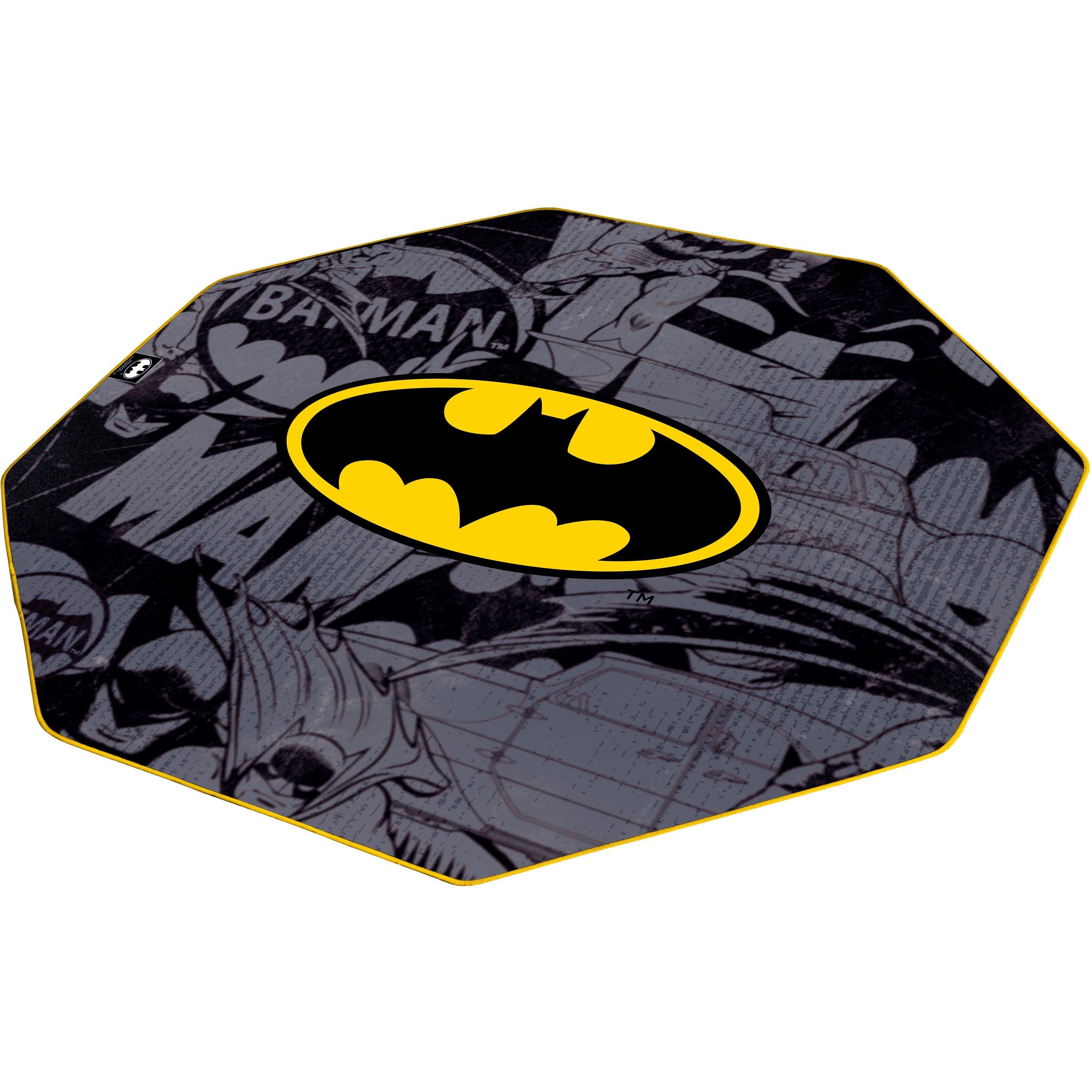 Black - Subsonic - Batman Officially Licensed Gaming Floor Mat - 1