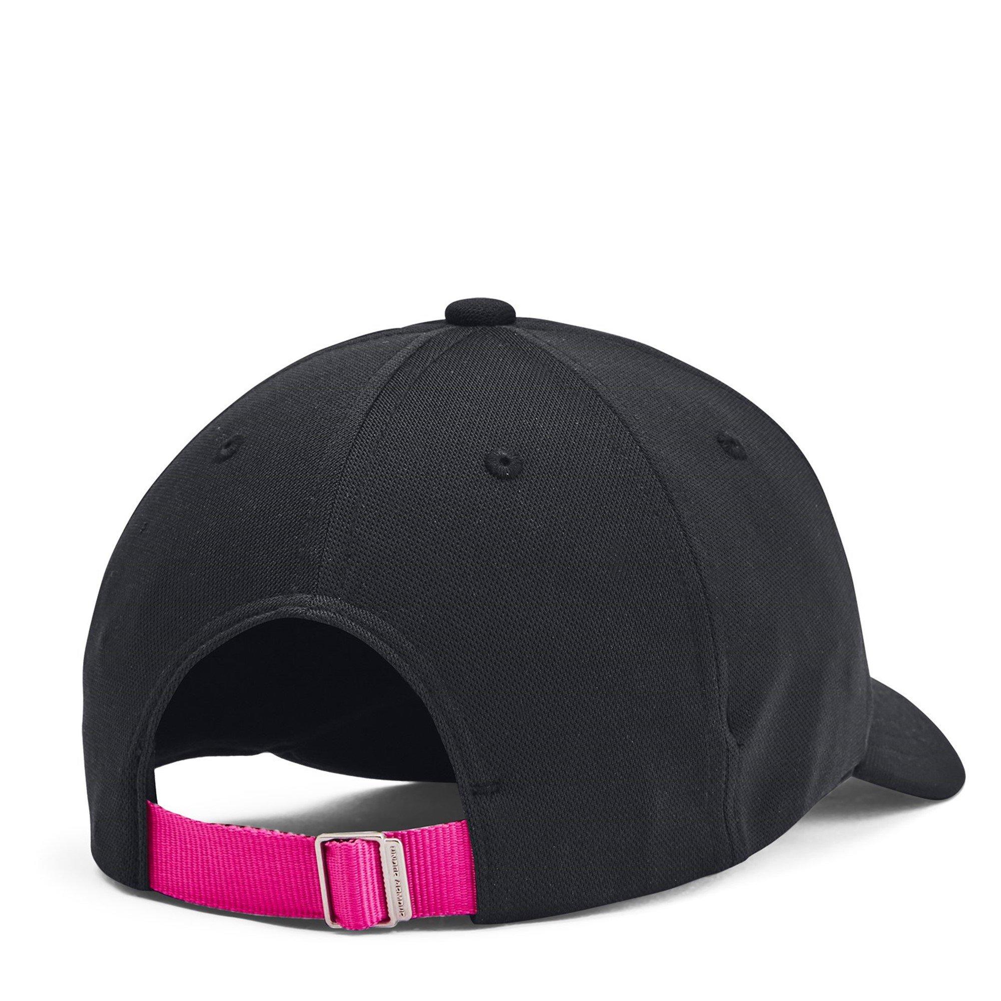 Black/Pink - Under Armour - Armour UA Blitzing Adjustable Cap Girls' - 2