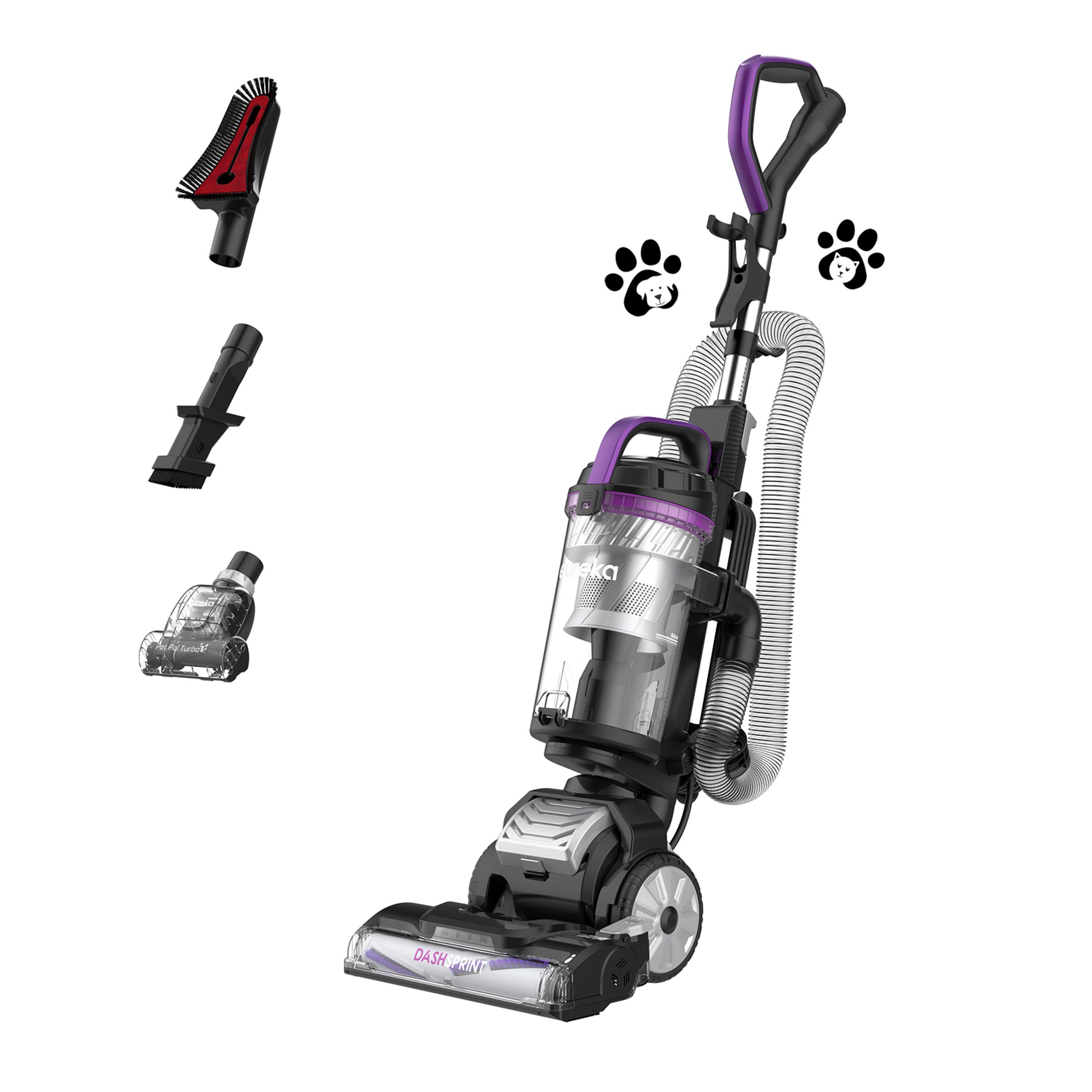 Eureka  700W Upright Vacuum Cleaner With  Brush Heads - Black And Purpl