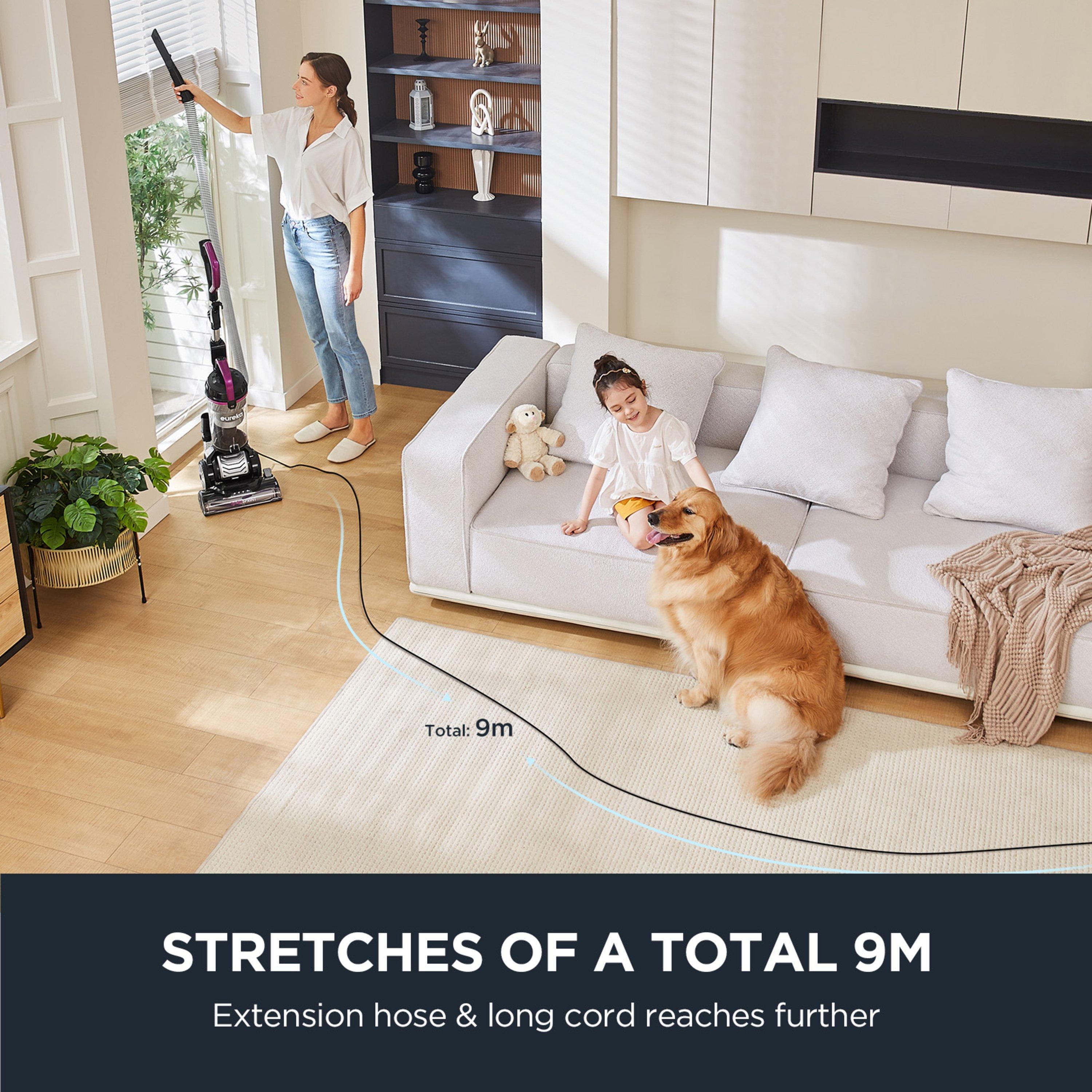 Black And Purpl - Eureka - 700W Upright Vacuum Cleaner with Multi Brush Heads - 3