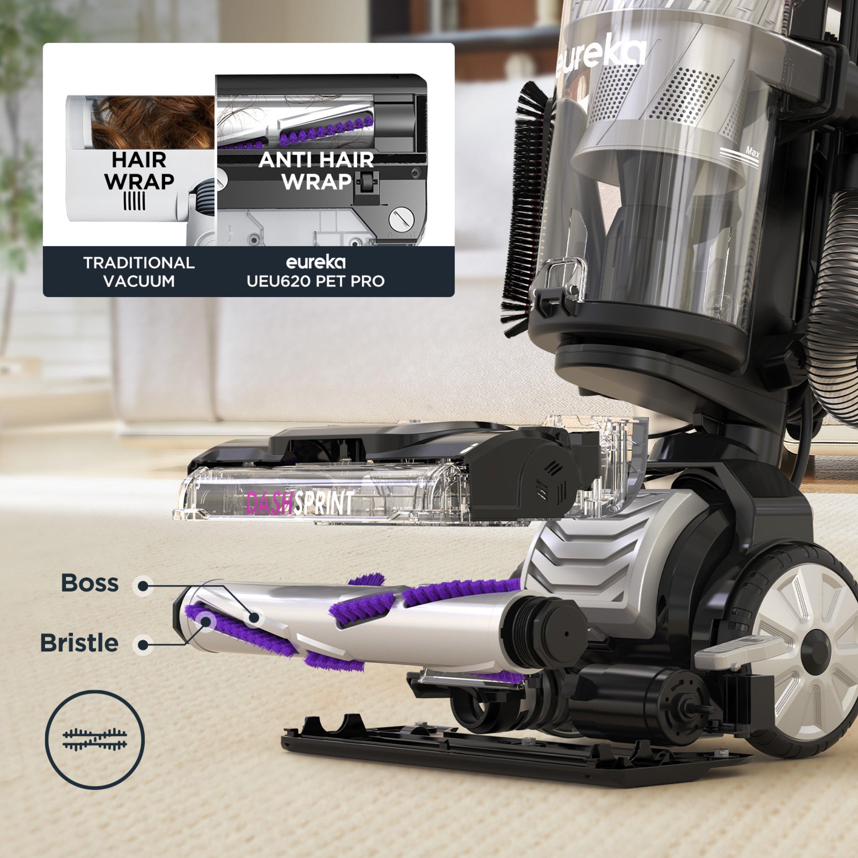 Black And Purpl - Eureka - 700W Upright Vacuum Cleaner with Multi Brush Heads - 6