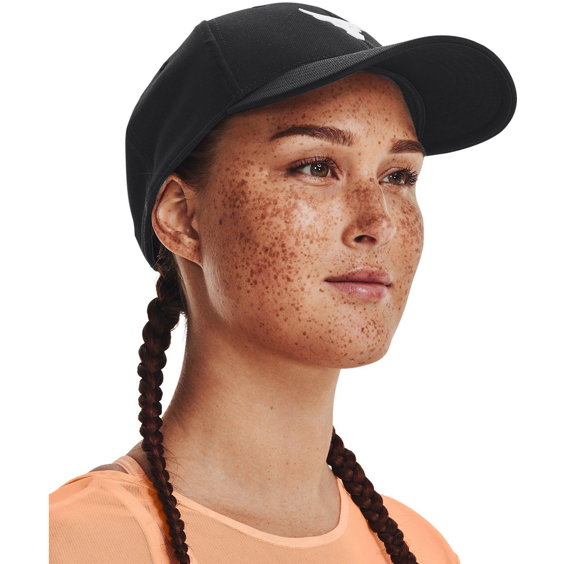Negro/Blanco - Under Armour - Project Rock Snapback Womens - 3
